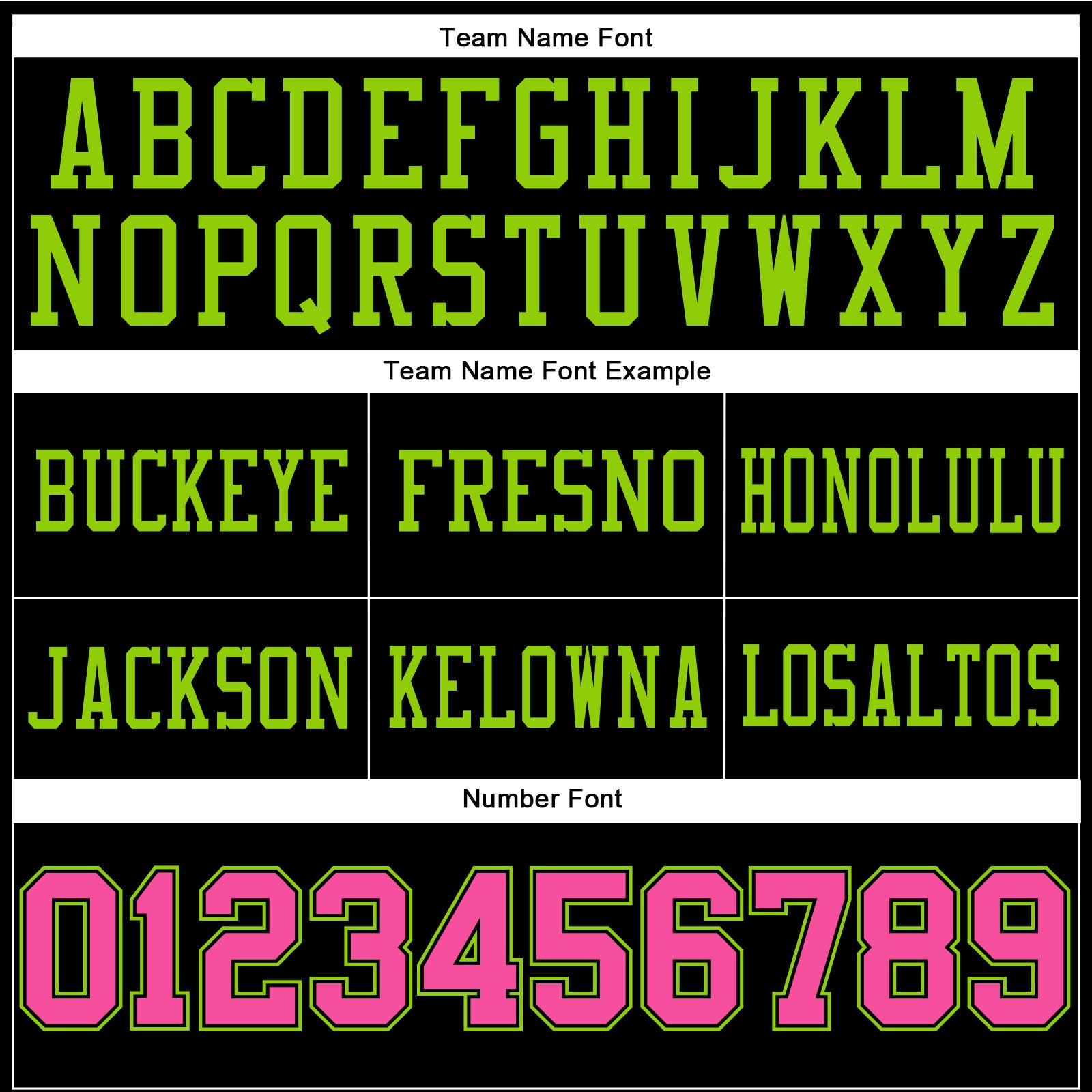 Custom Black Pink-Neon Green Authentic Football Jersey view 3