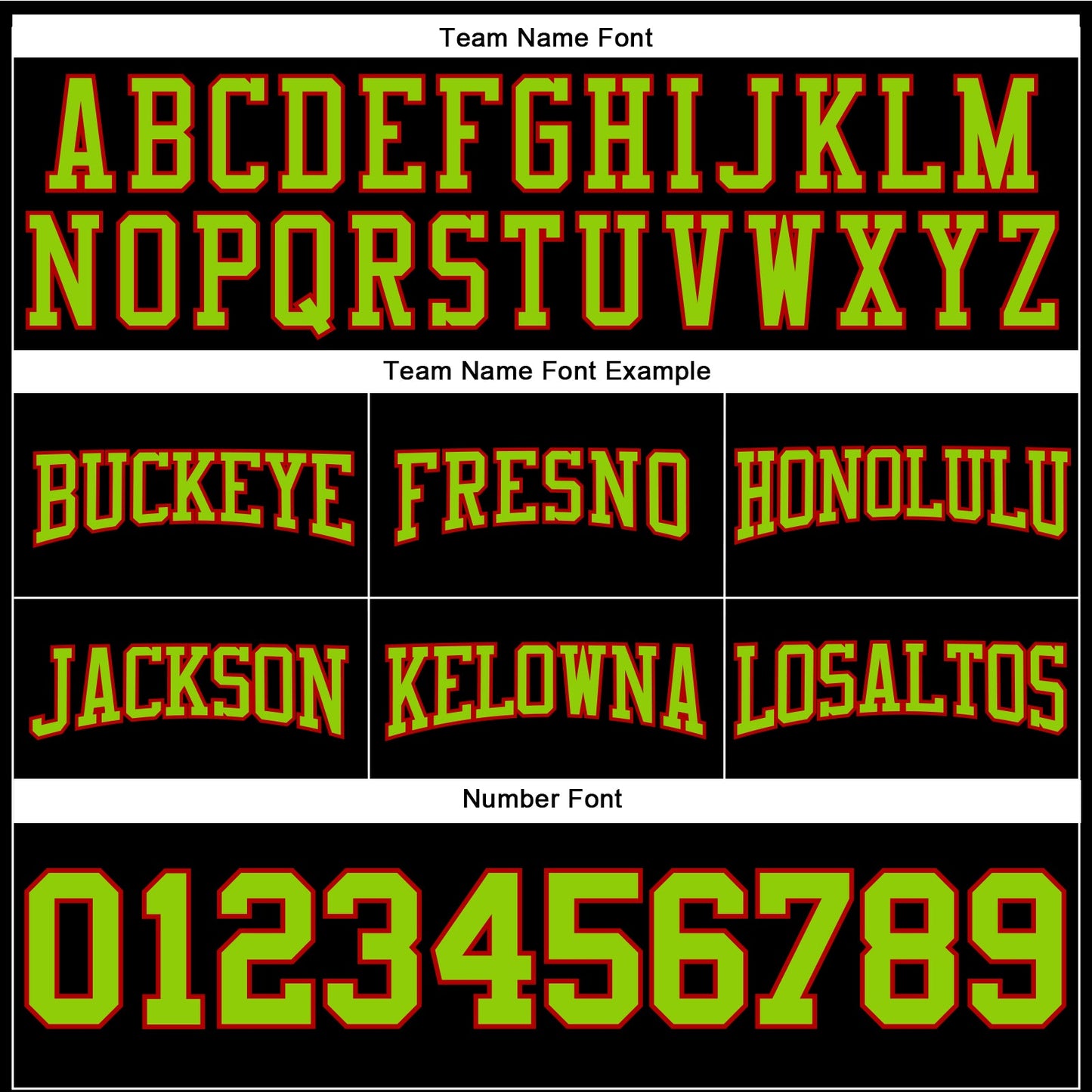 Custom Stitched Black Neon Green-Red Football Pullover Sweatshirt Hoodie view 3