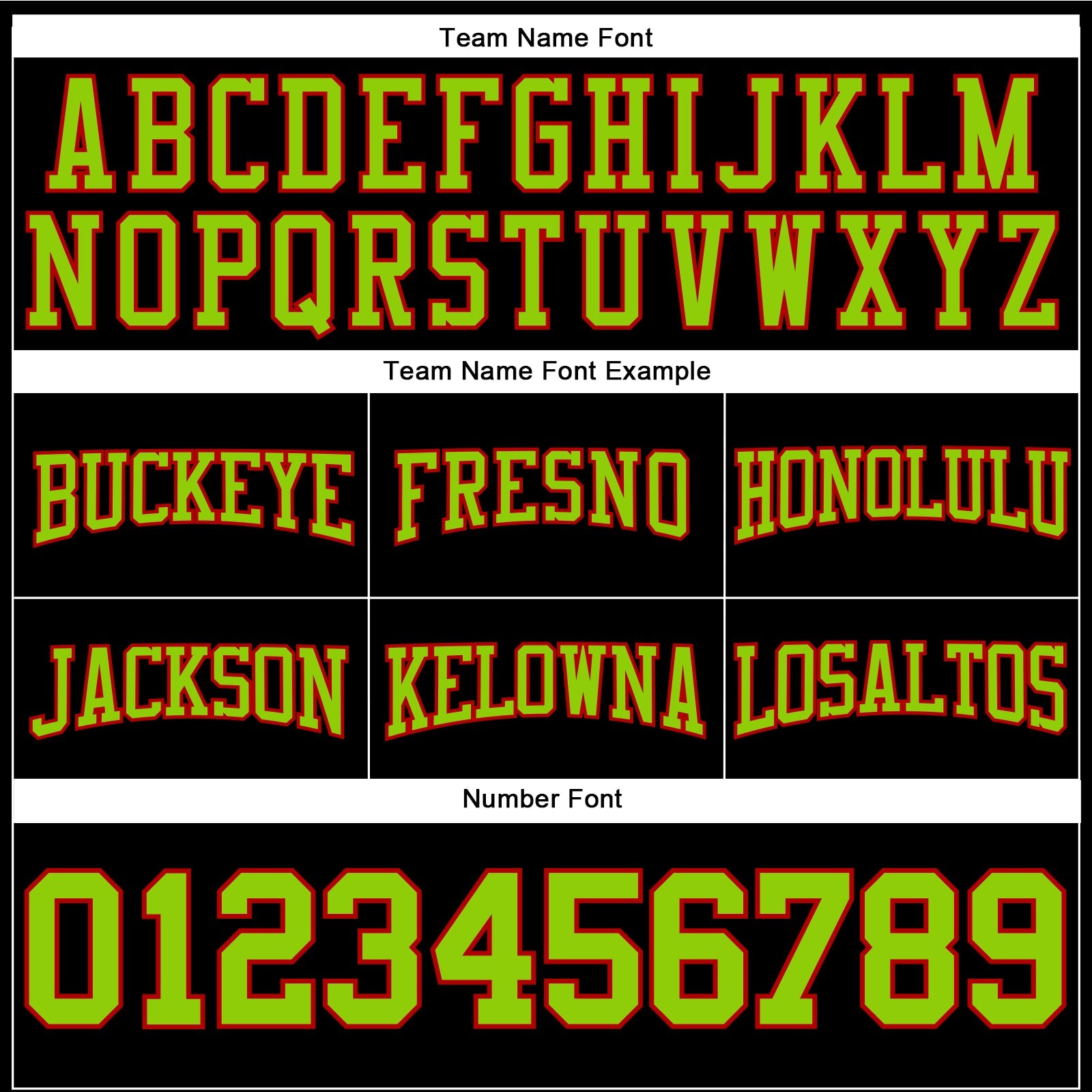 Custom Stitched Black Neon Green-Red Football Pullover Sweatshirt Hoodie view 3