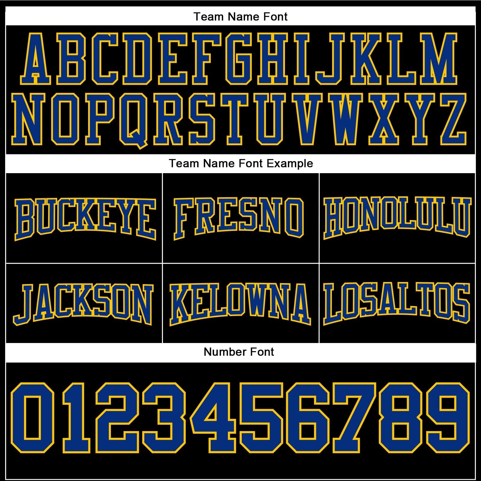 Custom Stitched Black Royal-Yellow Football Pullover Sweatshirt Hoodie view 3