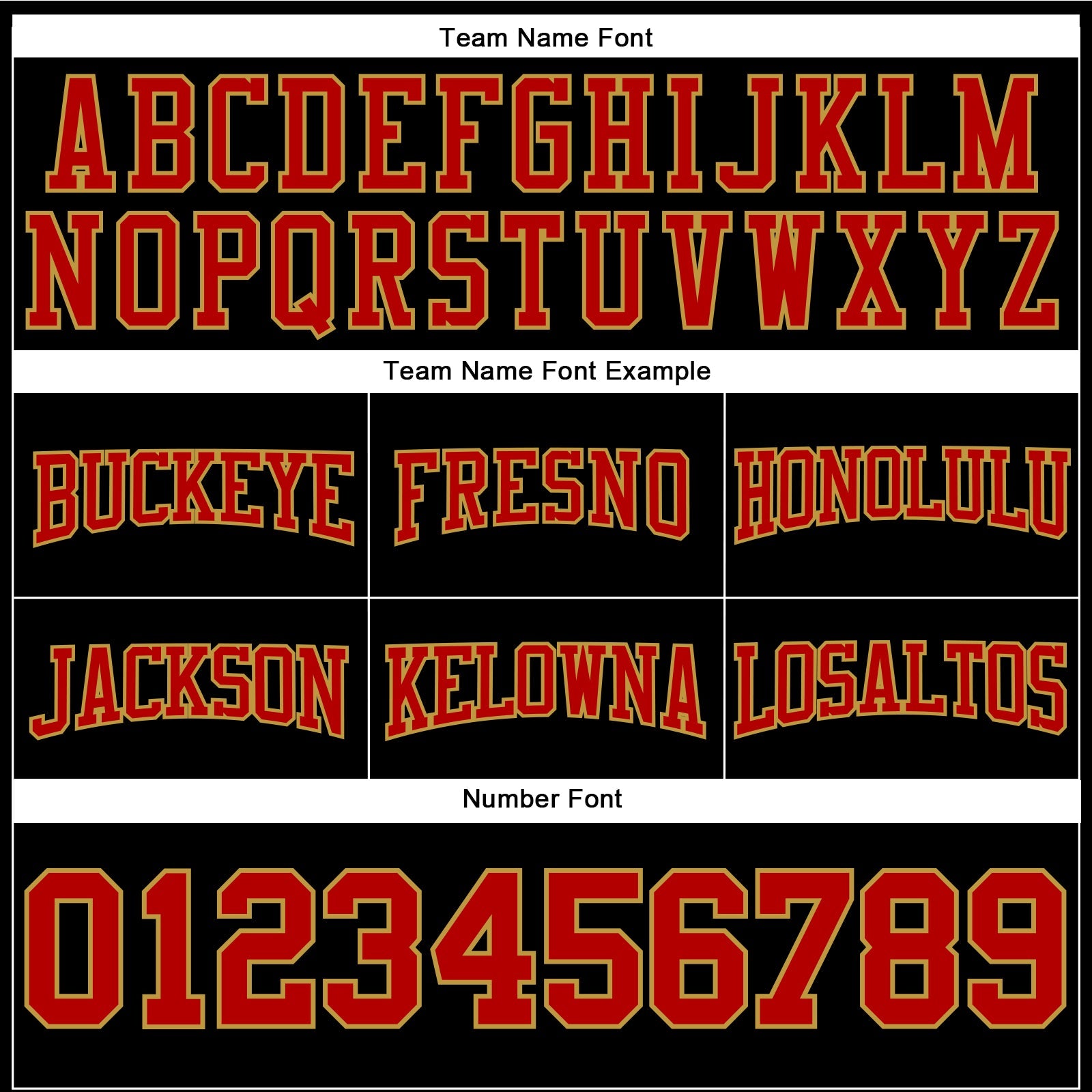 Custom Stitched Black Red-Old Gold Football Pullover Sweatshirt Hoodie view 3
