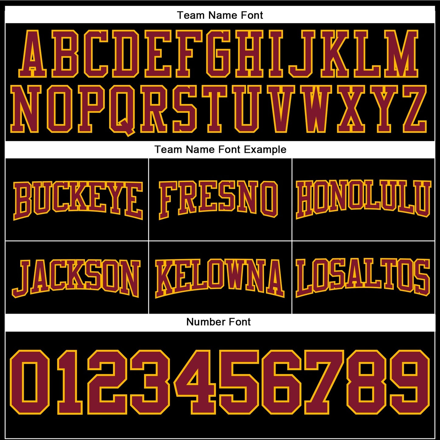 Custom Stitched Black Crimson-Gold Football Pullover Sweatshirt Hoodie view 3