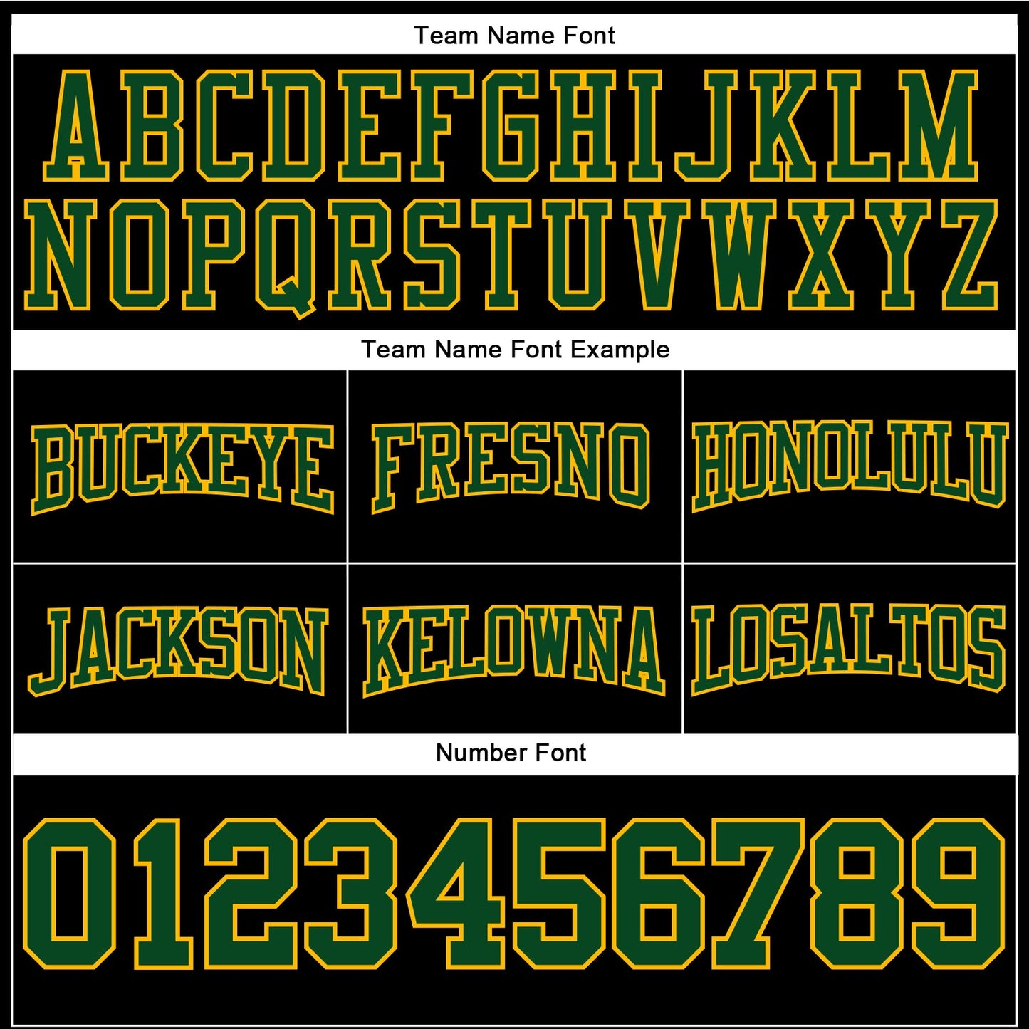 Custom Stitched Black Green-Gold Football Pullover Sweatshirt Hoodie view 3