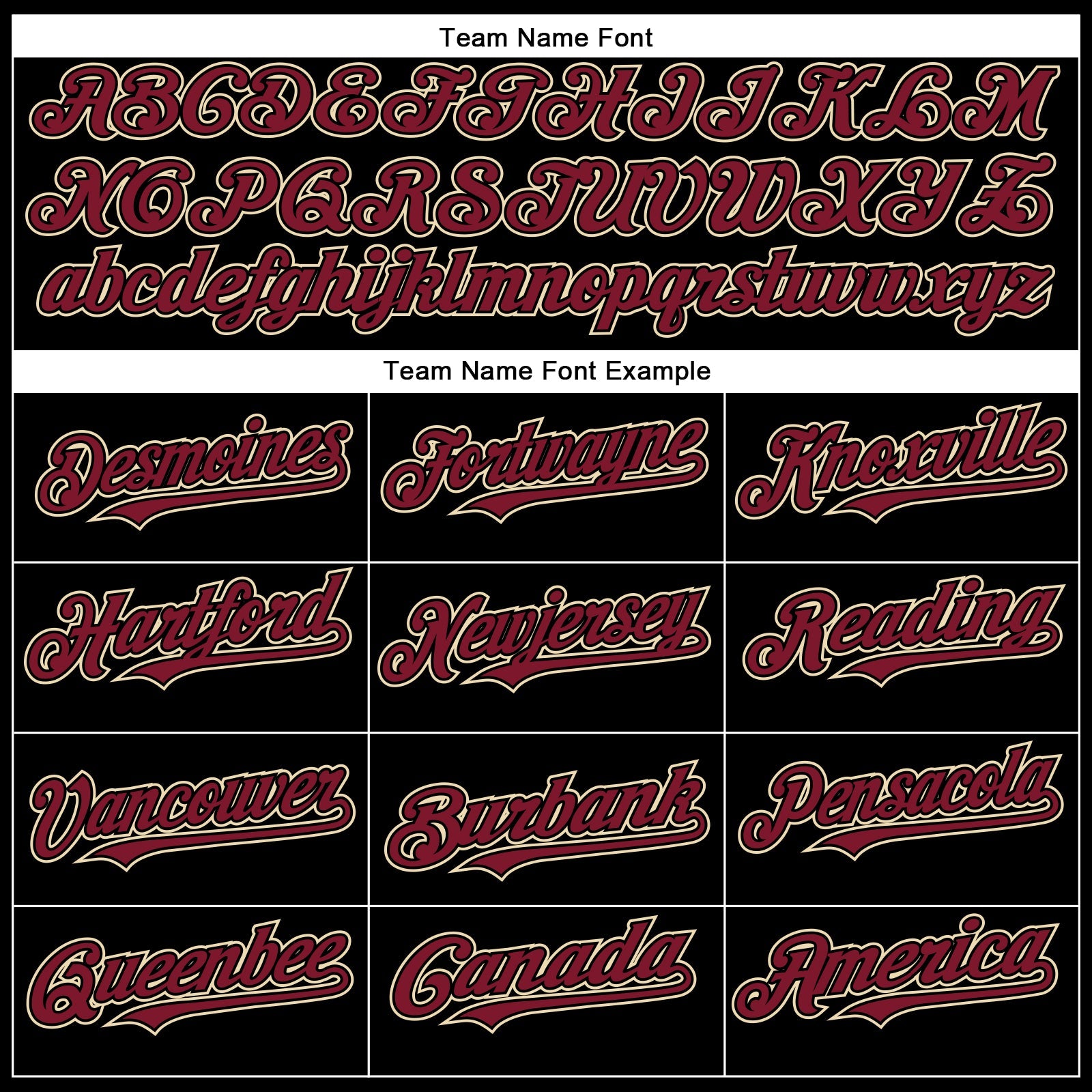 Custom Black Crimson-City Cream Authentic Baseball Jersey view 4
