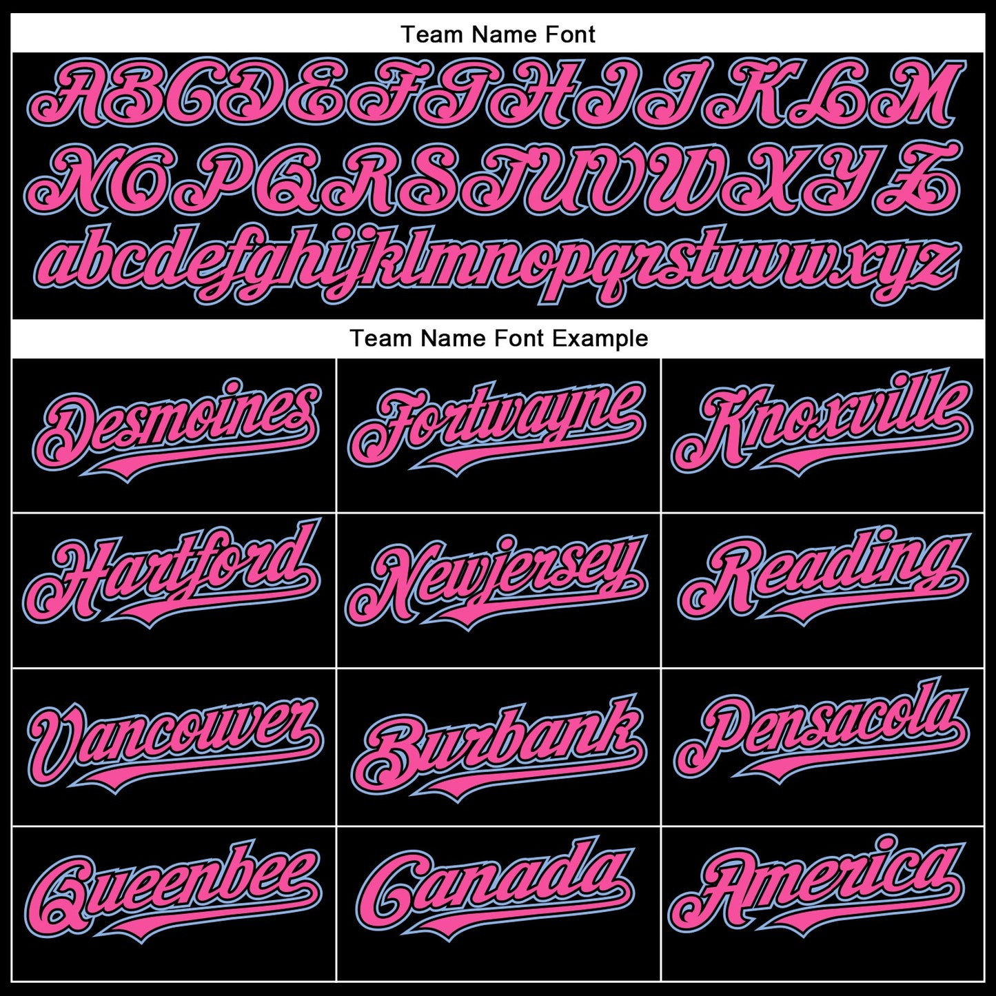 Custom Black Light Blue-Pink Authentic Baseball Jersey view 4