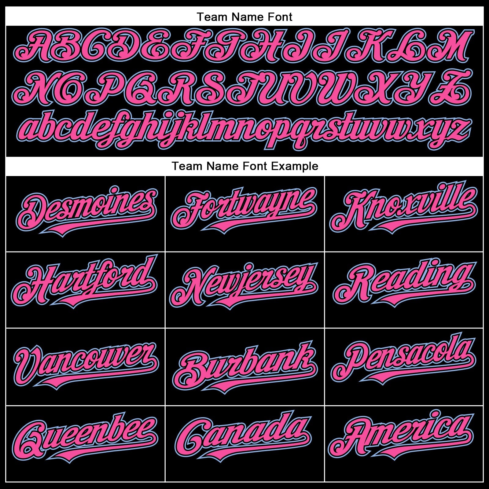 Custom Black Light Blue-Pink Authentic Baseball Jersey view 4