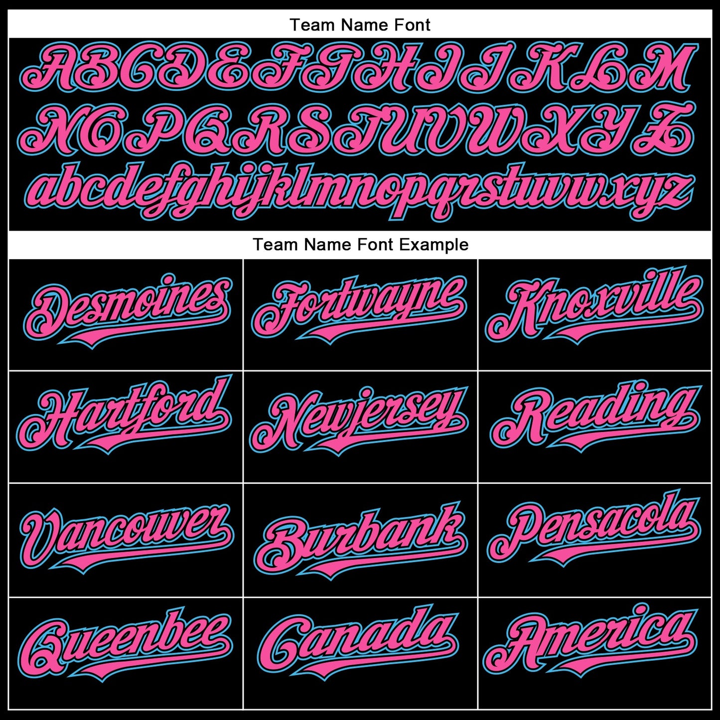 Custom Black Sky Blue-Pink Authentic Baseball Jersey view 4