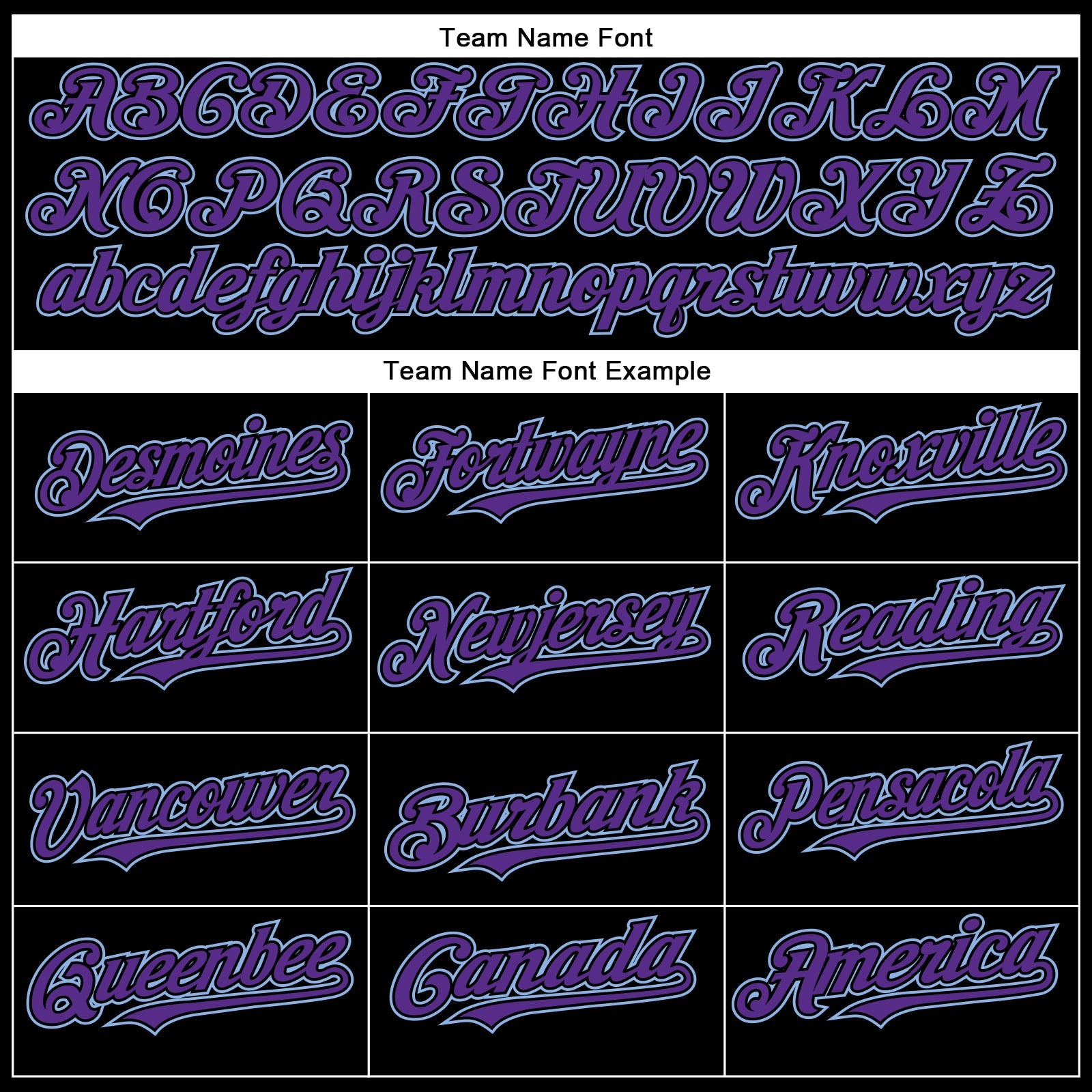 Custom Black Purple-Light Blue Authentic Baseball Jersey view 4