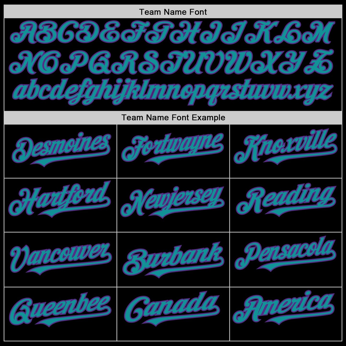 Custom Black Teal Pinstripe Purple Authentic Sleeveless Baseball Jersey view 3