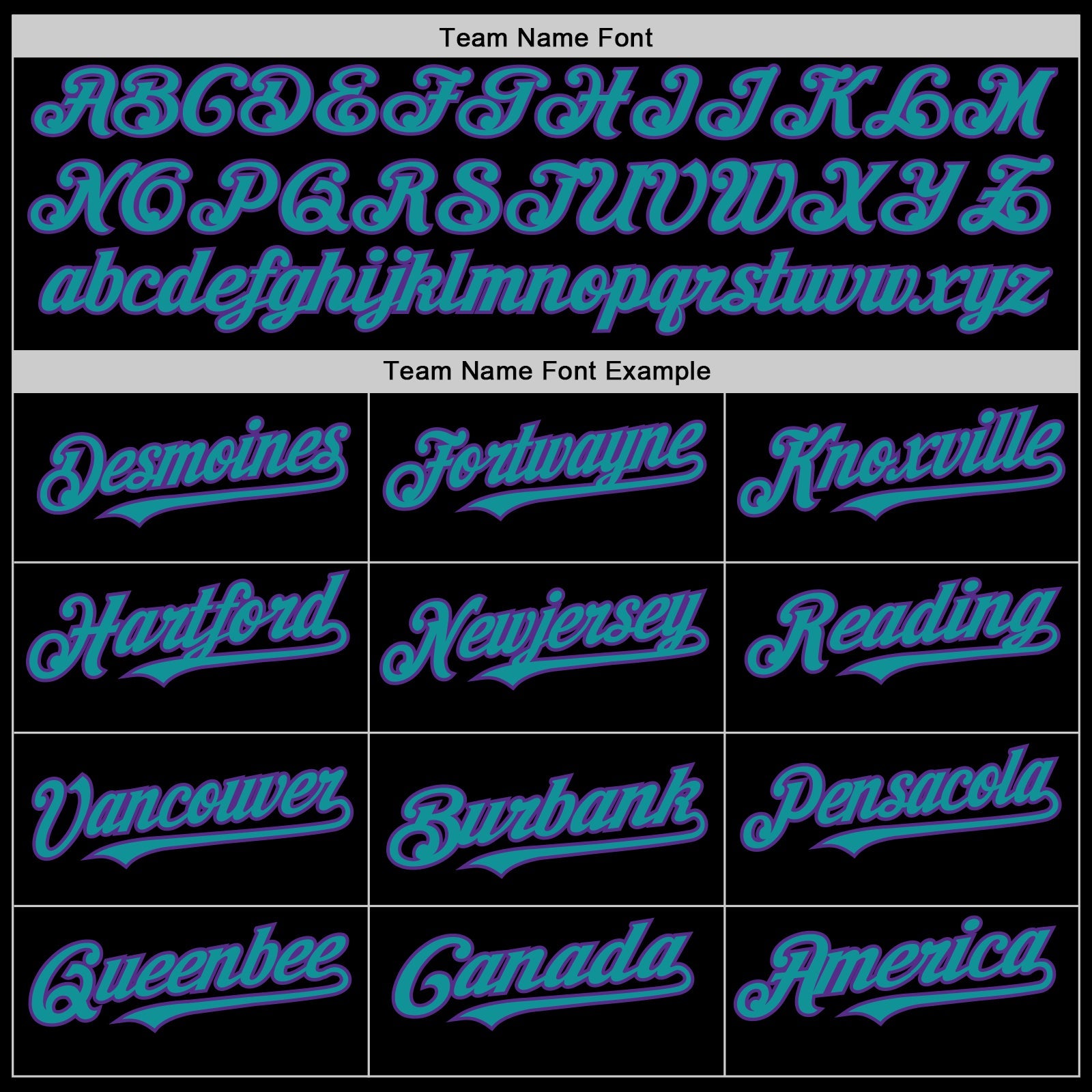 Custom Black Teal Pinstripe Purple Authentic Sleeveless Baseball Jersey view 3