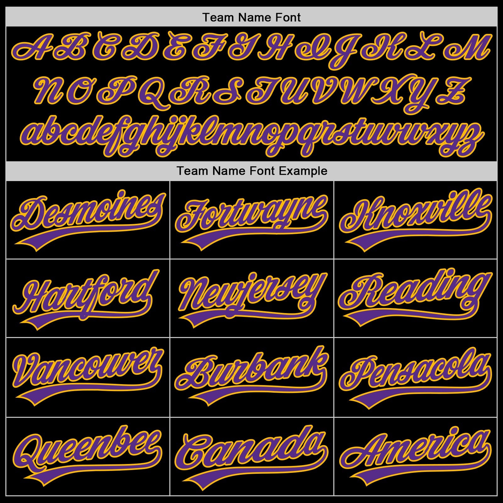 Custom Black Purple-Gold Authentic Throwback Baseball Jersey view 4