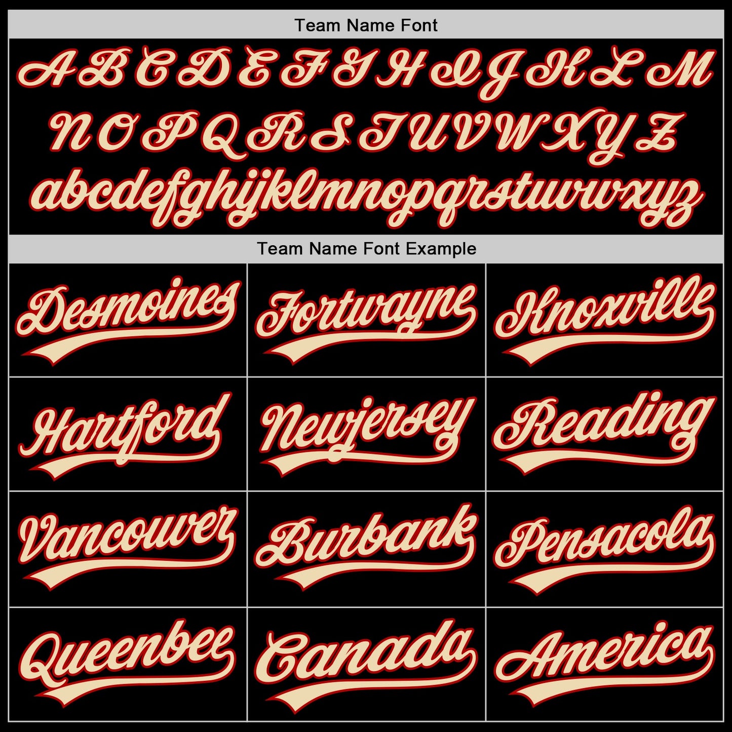 Custom Black Red-Cream Authentic Throwback Baseball Jersey view 4