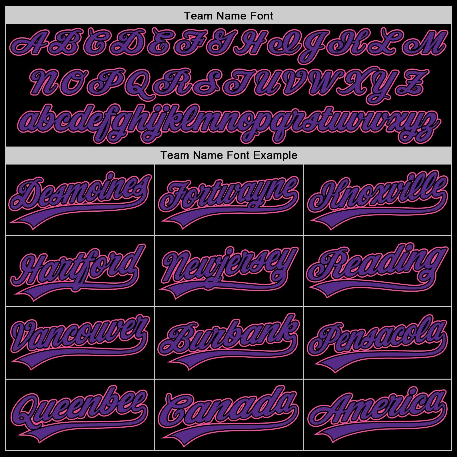 Custom Black Purple-Pink Authentic Throwback Baseball Jersey view 4