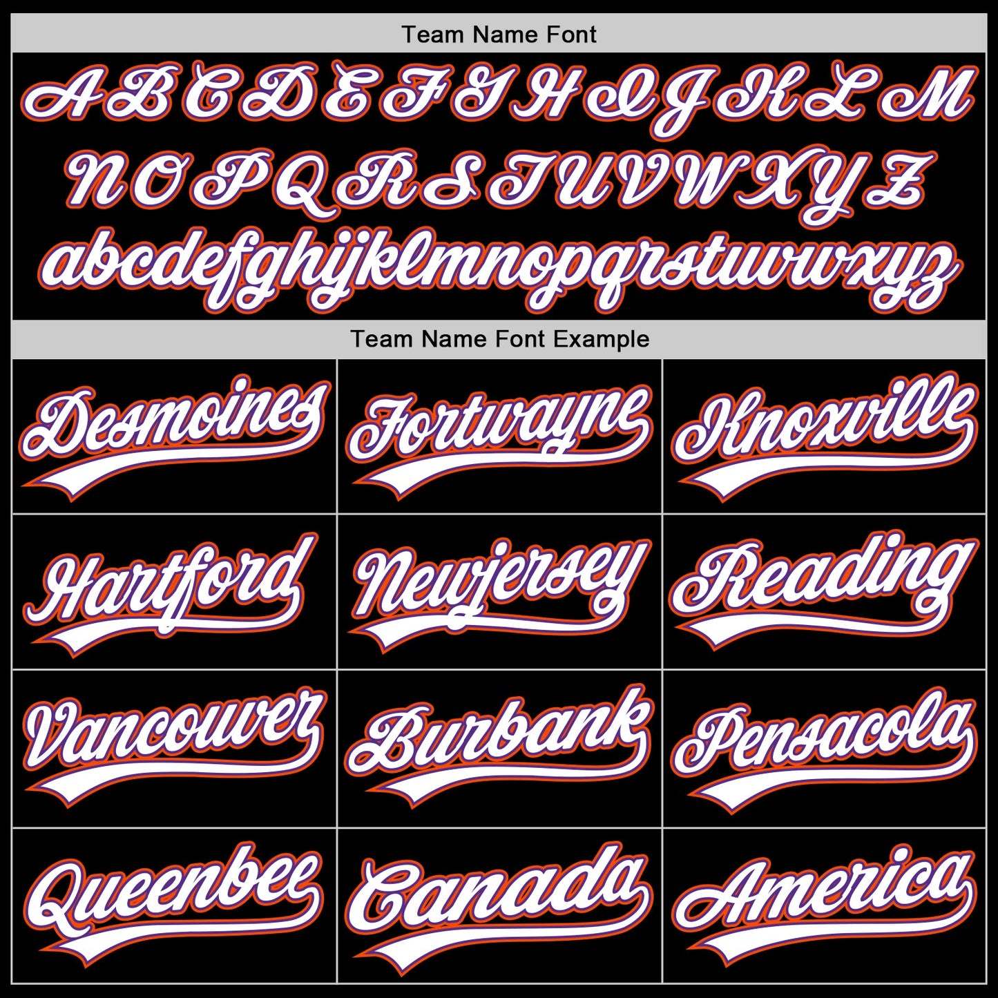 Custom Black Purple-Orange Authentic Throwback Baseball Jersey view 4