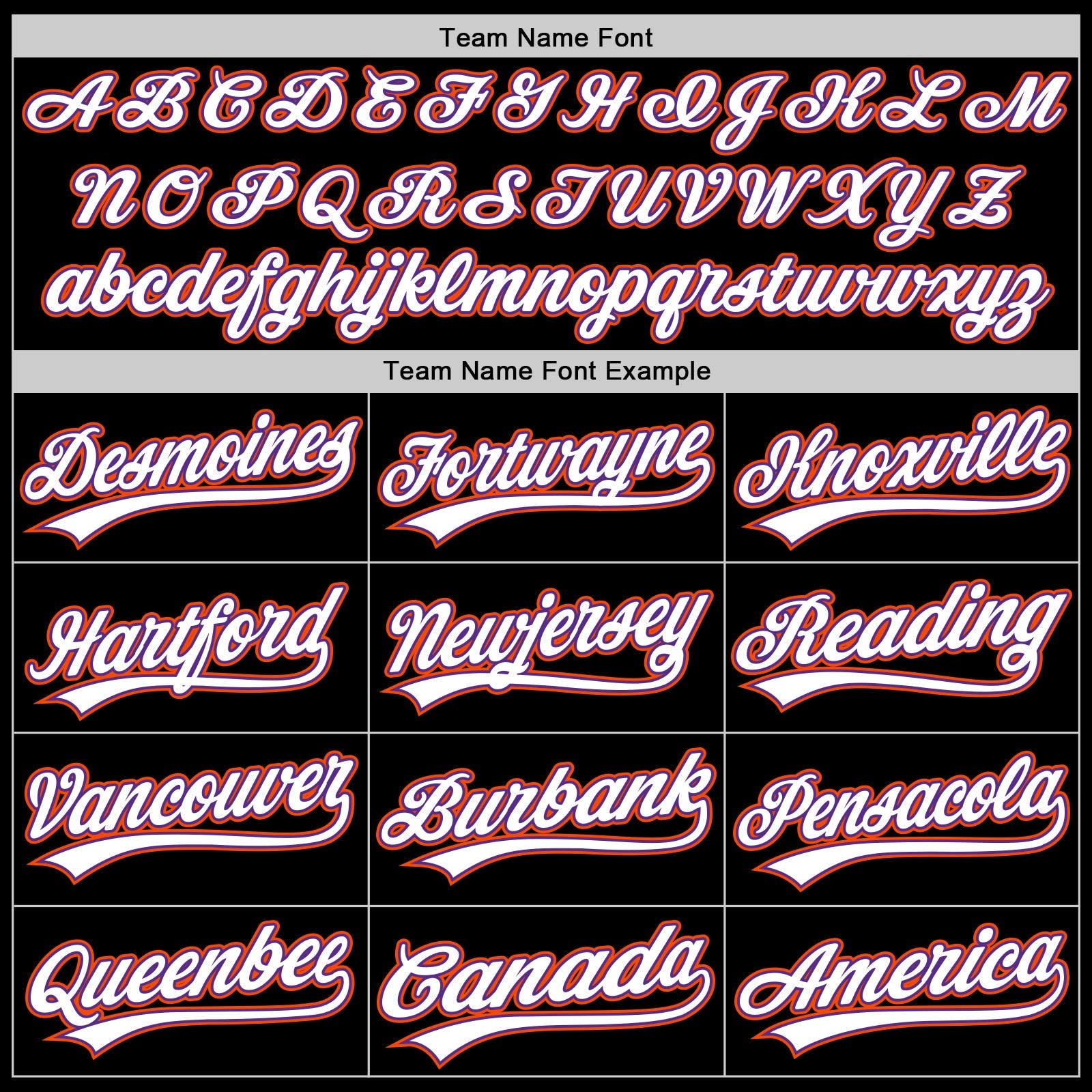 Custom Black Purple-Orange Authentic Throwback Baseball Jersey view 4