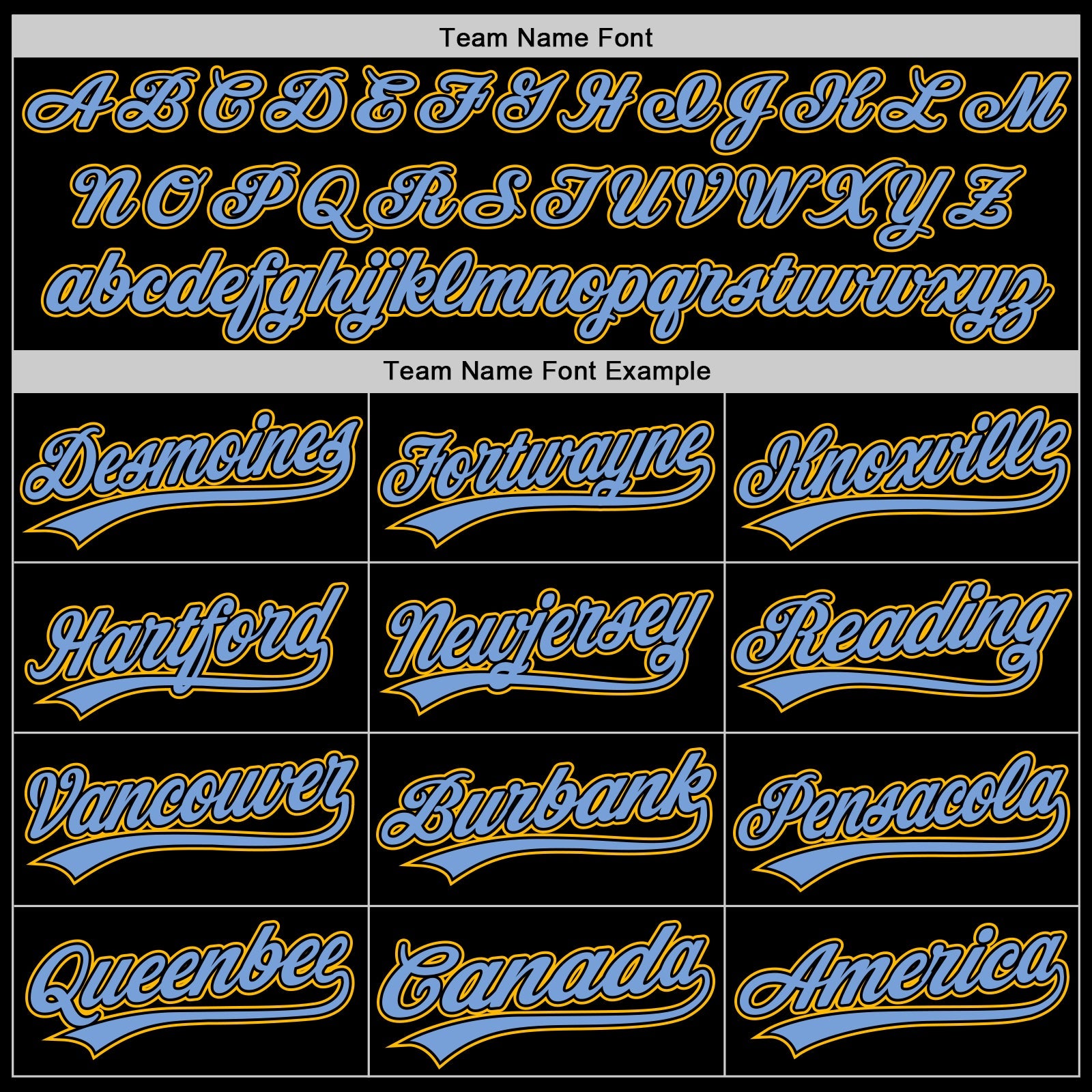 Custom Black Light Blue-Gold Authentic Throwback Baseball Jersey view 4