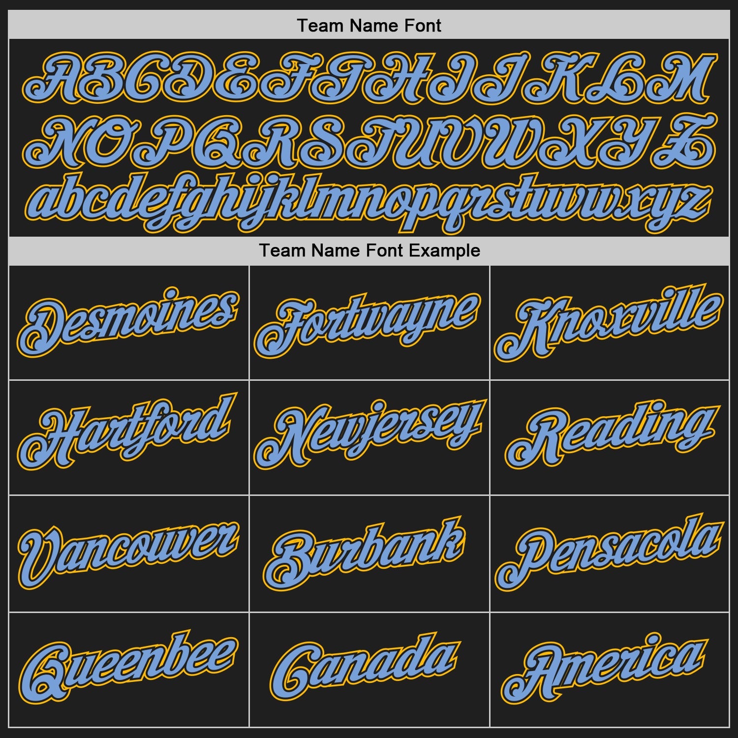 Custom Black Light Blue-Gold Authentic Throwback Basketball Jersey view 5