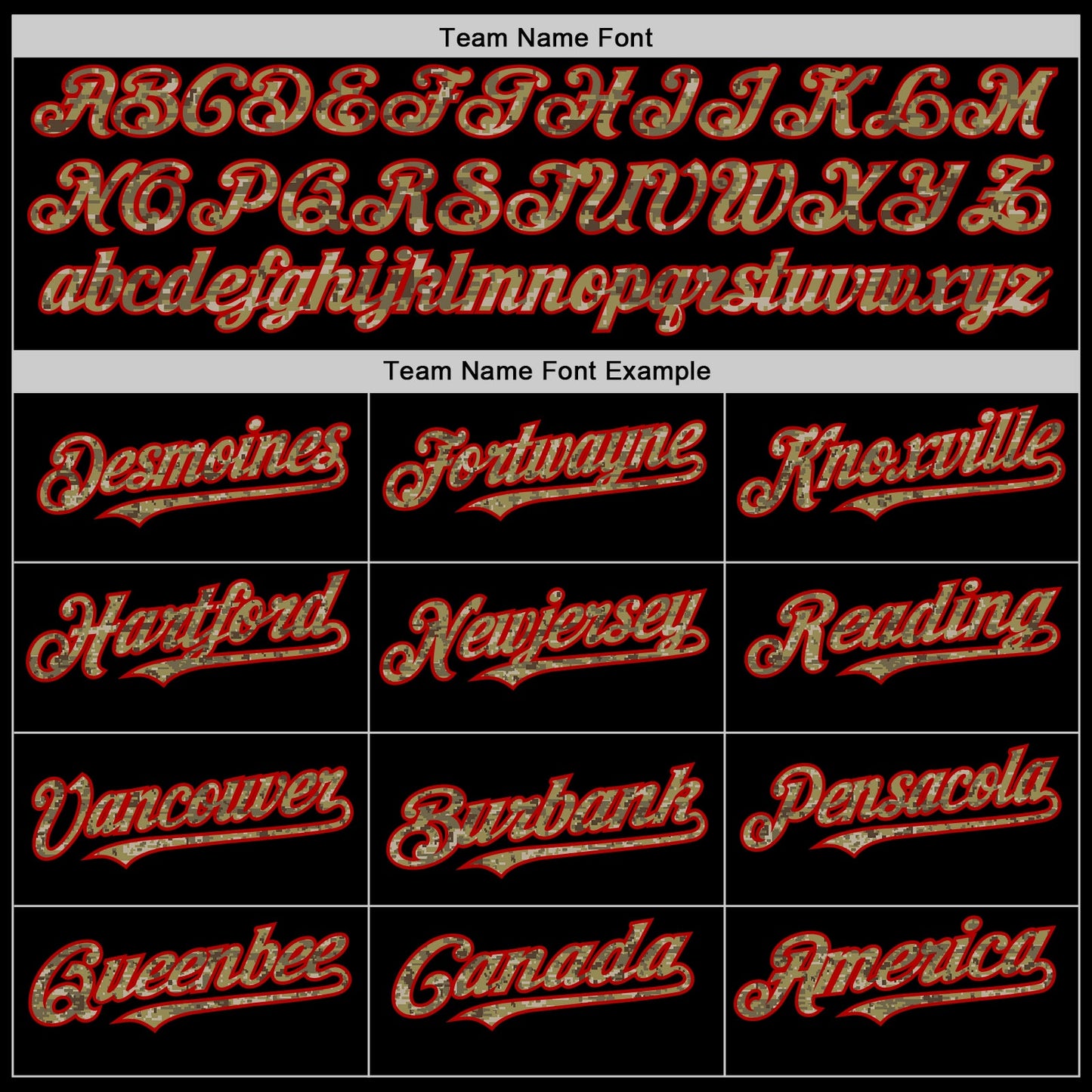 Custom Black Camo-Red Mesh Authentic Throwback Baseball Jersey view 4