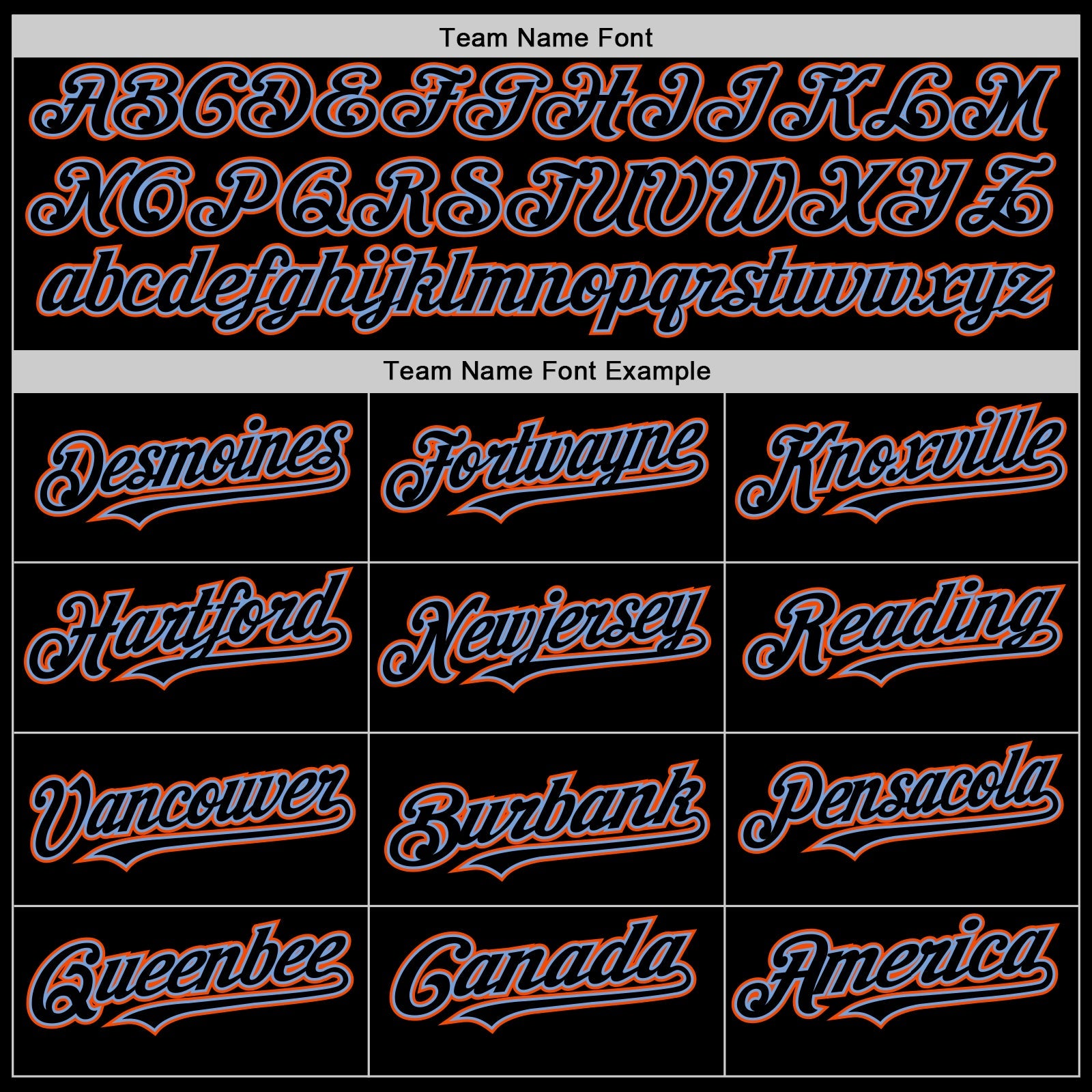 Custom Black Powder Blue-Orange Mesh Authentic Throwback Baseball Jersey view 4
