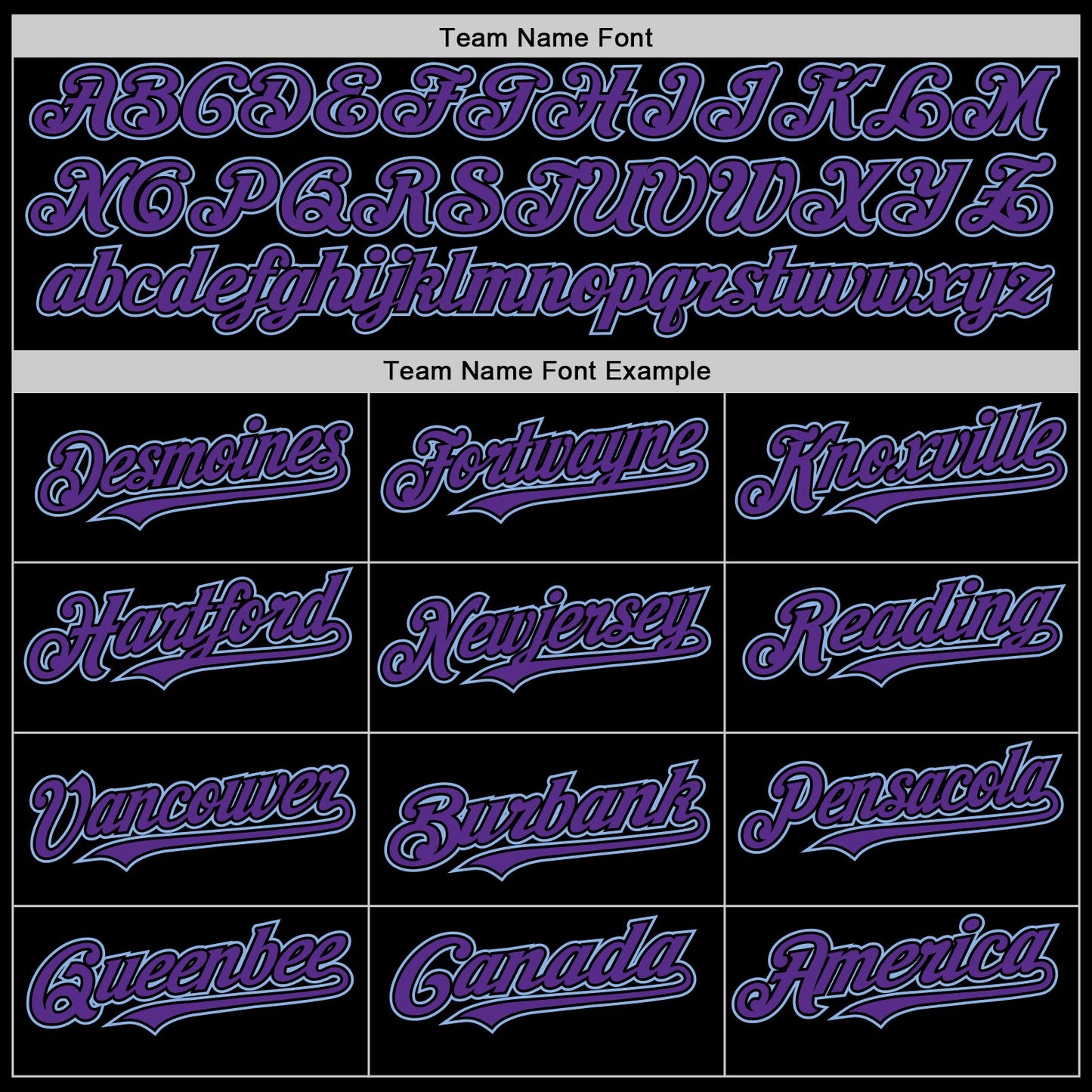Custom Black Purple-Light Blue Mesh Authentic Throwback Baseball Jersey view 4
