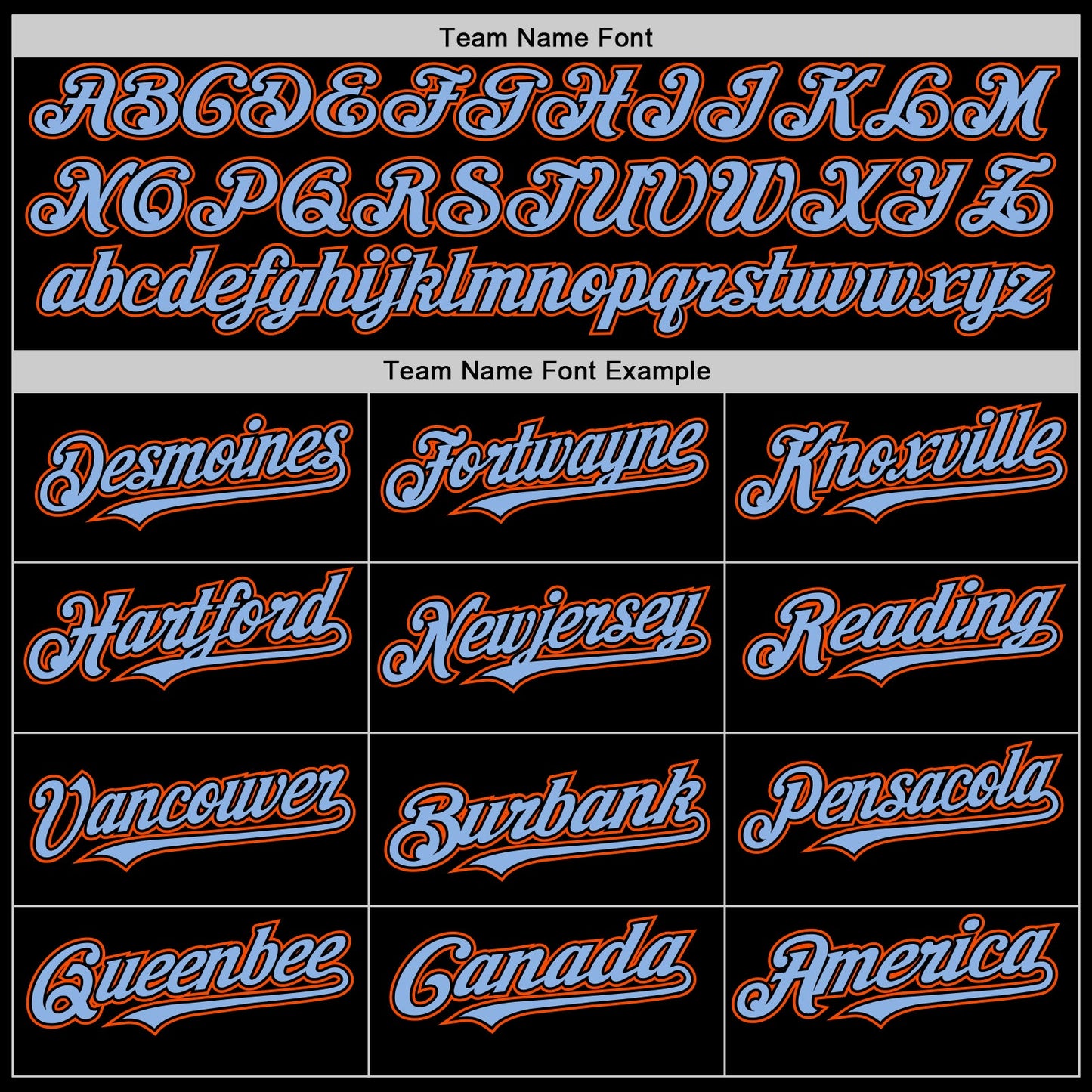 Custom Black Light Blue-Orange Mesh Authentic Throwback Baseball Jersey view 4