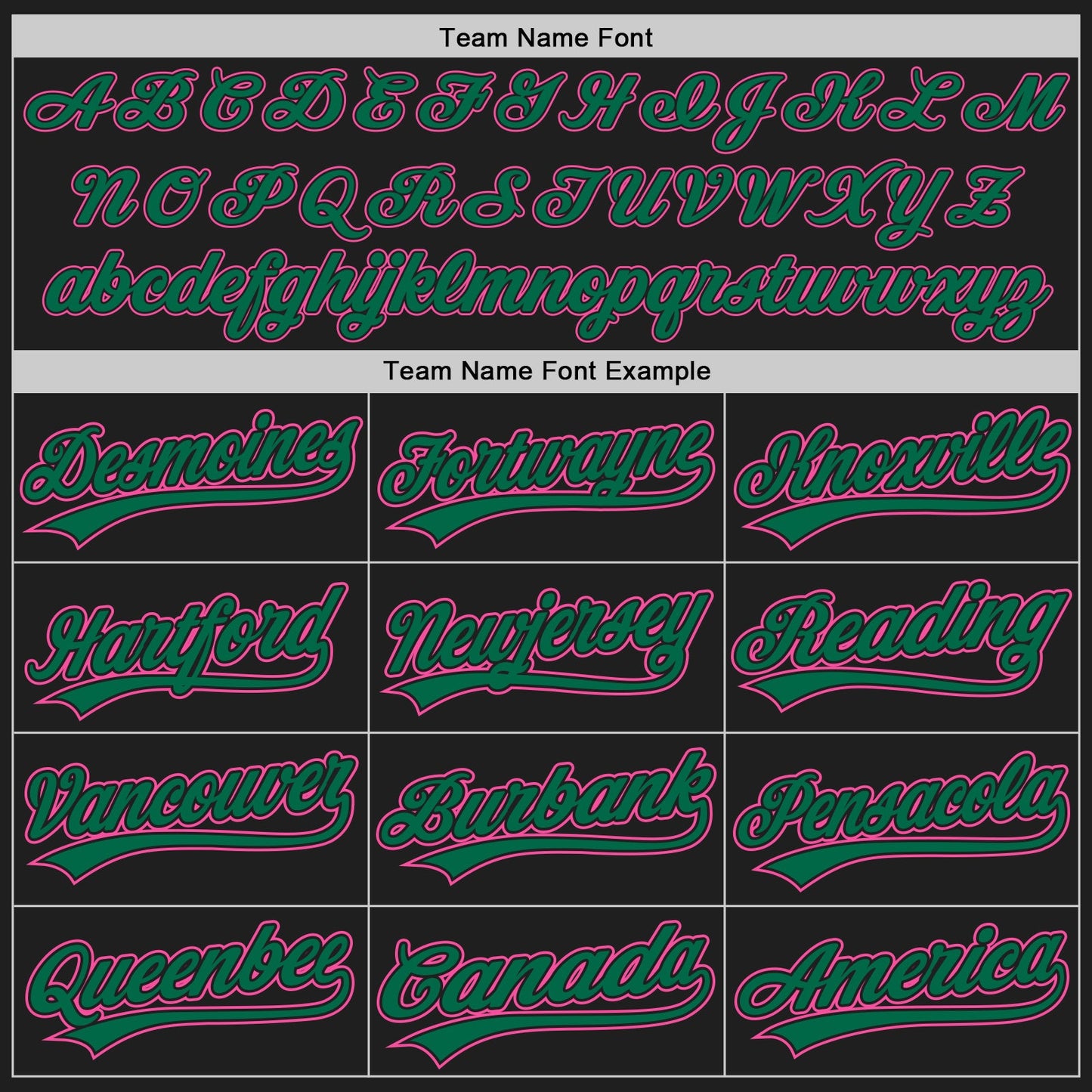 Custom Black Pink-Kelly Green Authentic Baseball Jersey view 4