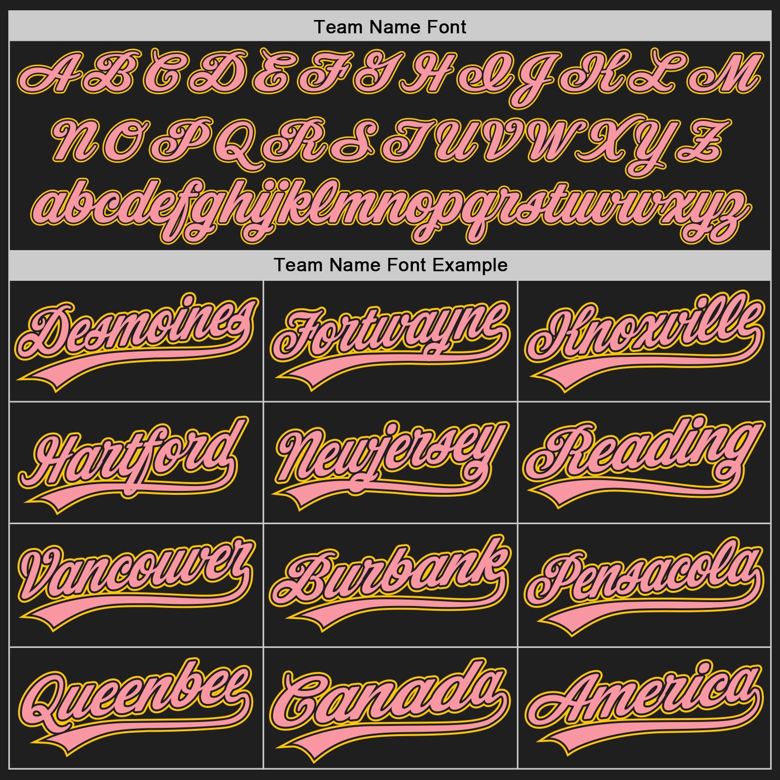 Custom Black Medium Pink-Yellow Authentic Baseball Jersey view 4