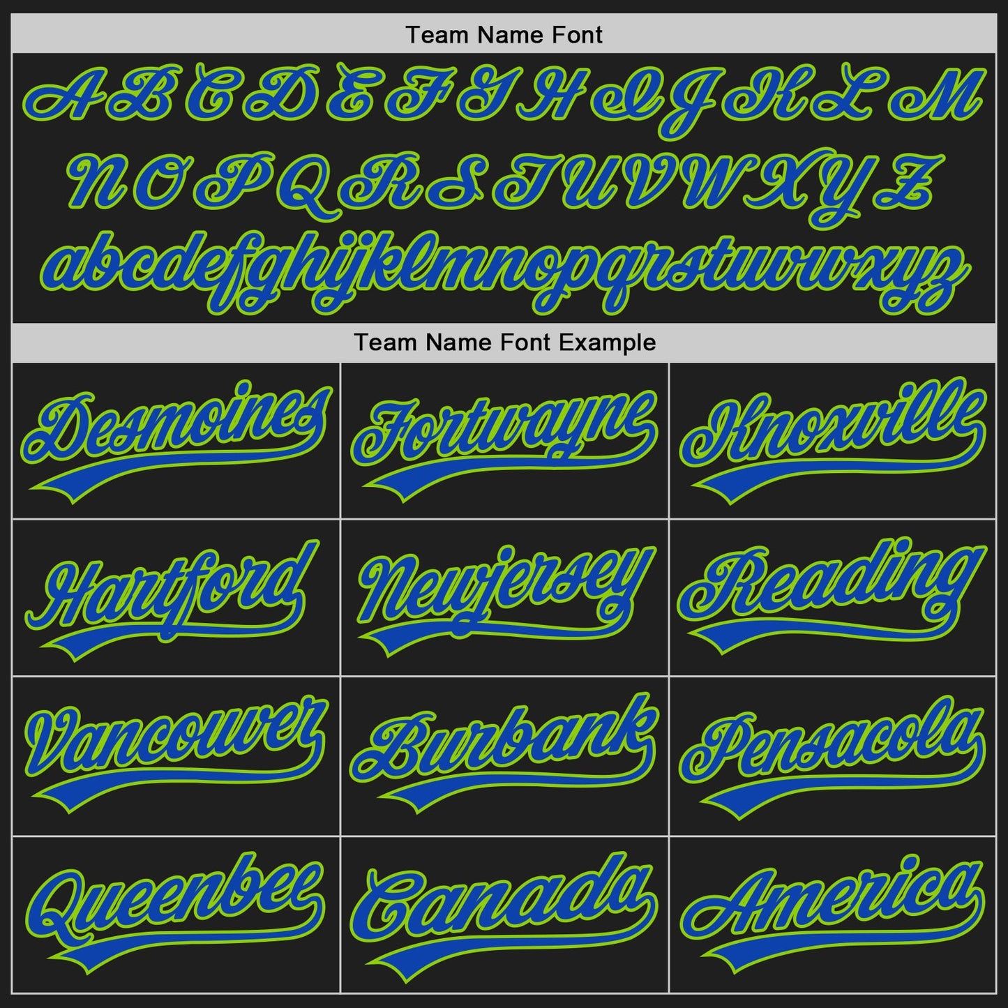 Custom Black Neon Green Pinstripe Thunder Blue Authentic Baseball Jersey view 4