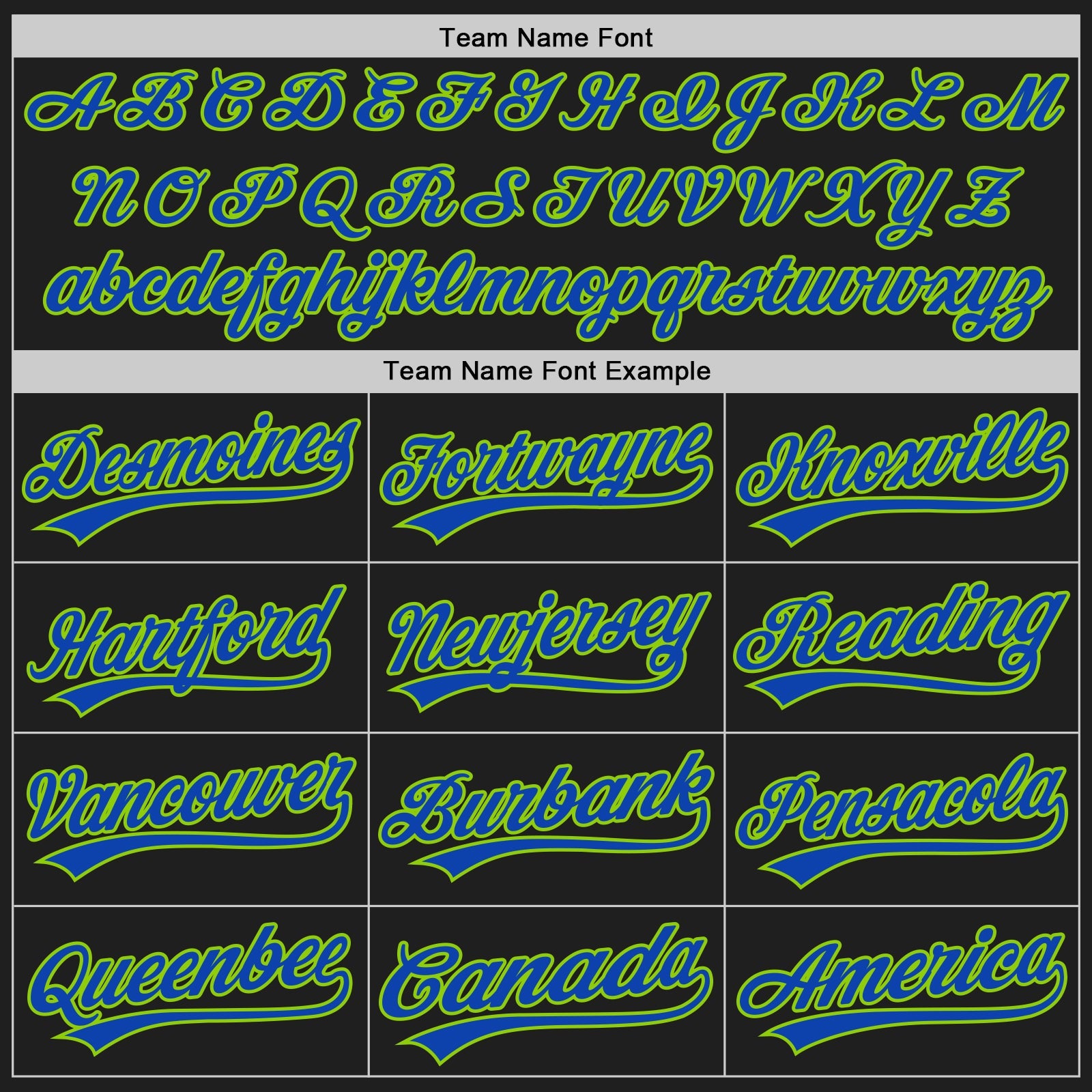 Custom Black Neon Green Pinstripe Thunder Blue Authentic Baseball Jersey view 4