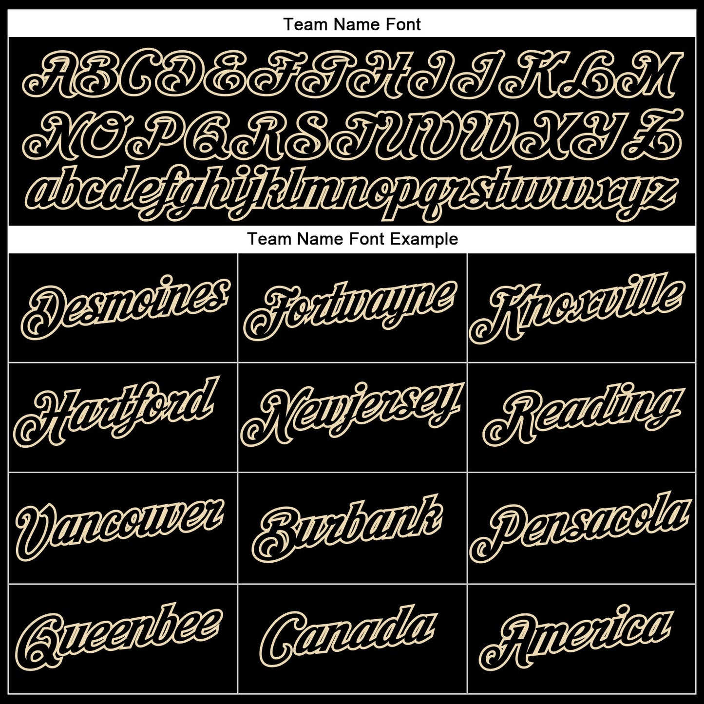 Custom Stitched Black Cream Sports Pullover Sweatshirt Hoodie view 4