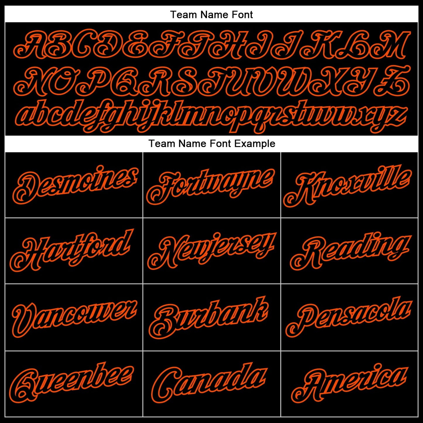 Custom Stitched Black Orange Sports Pullover Sweatshirt Hoodie view 4