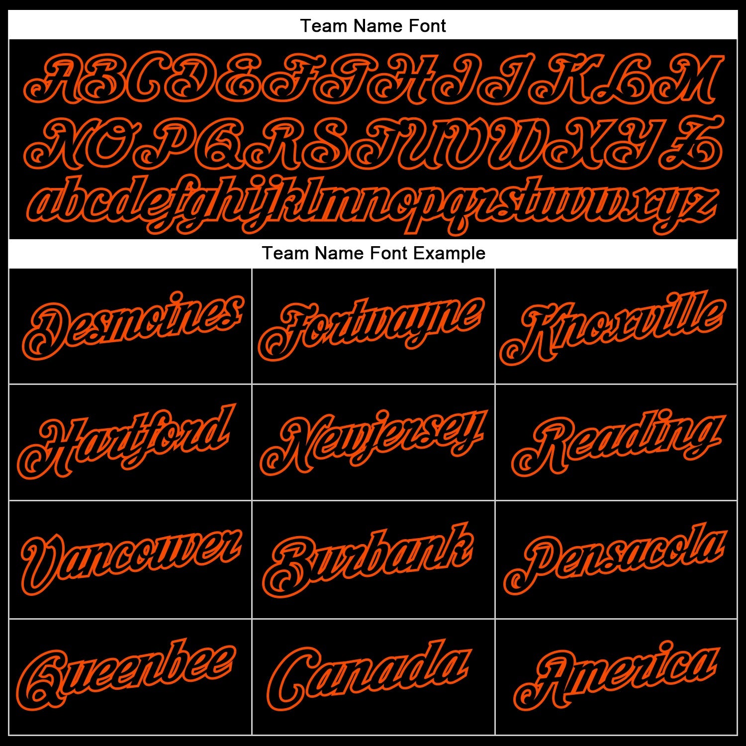 Custom Stitched Black Orange Sports Pullover Sweatshirt Hoodie view 4