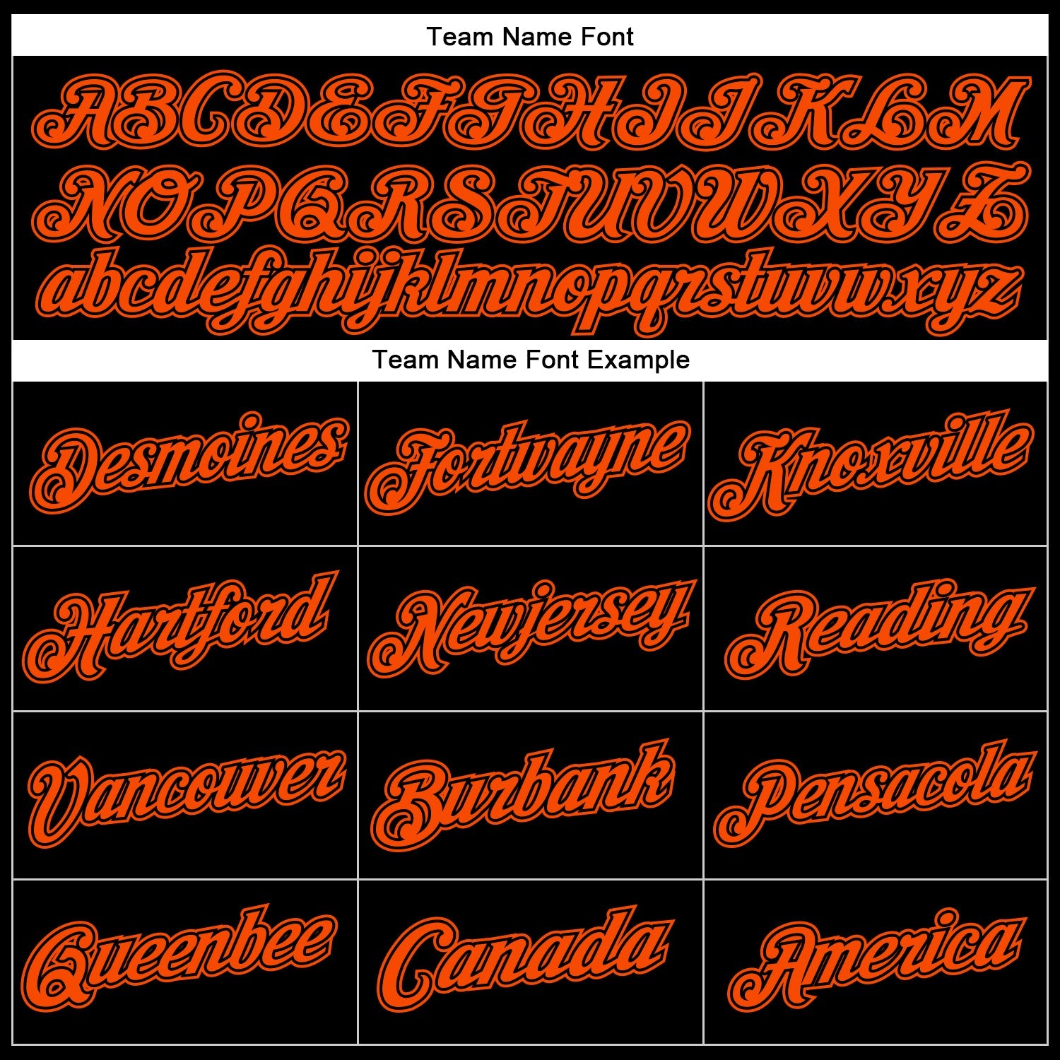 Custom Stitched Black Orange Sports Pullover Sweatshirt Hoodie view 4
