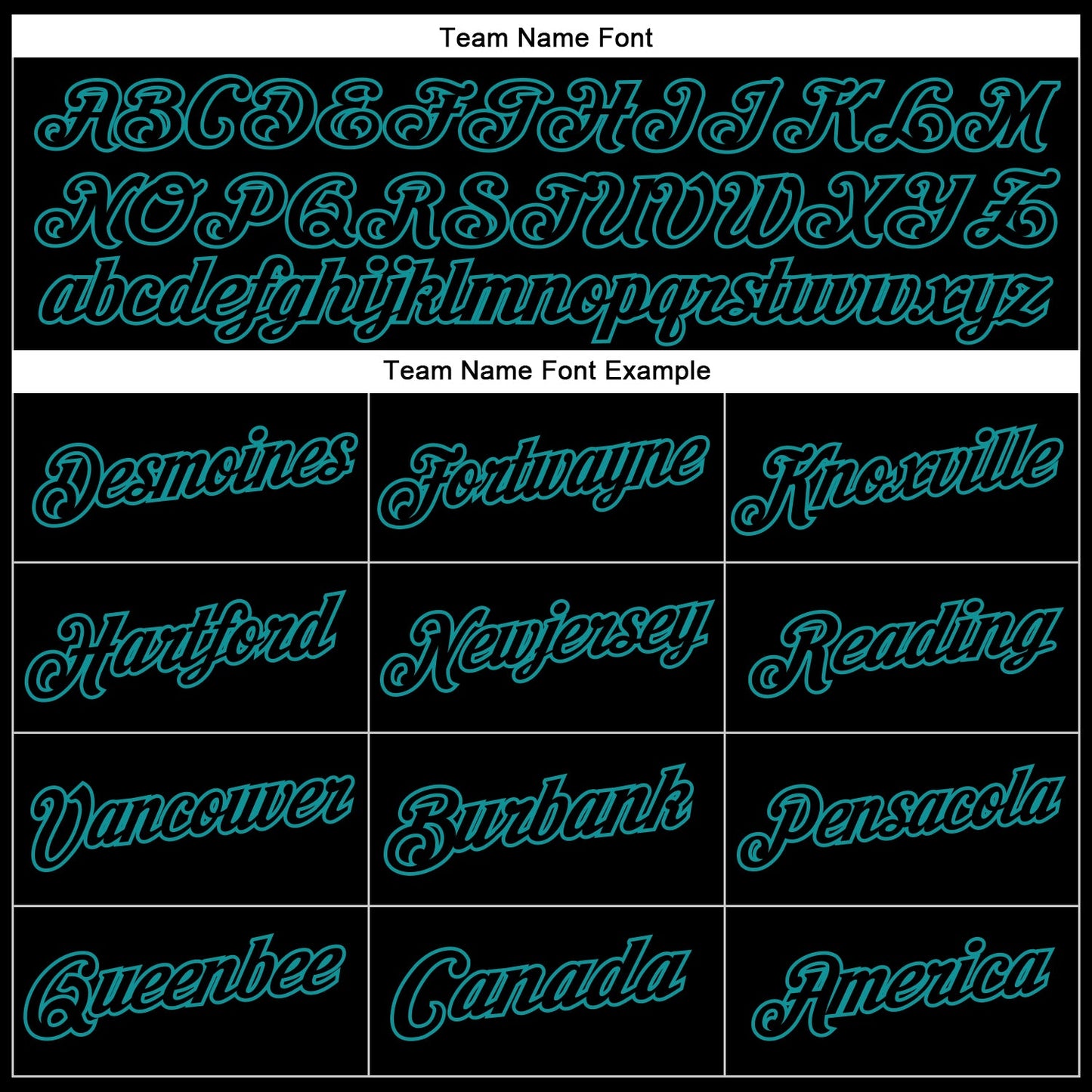 Custom Stitched Black Teal Sports Pullover Sweatshirt Hoodie view 4
