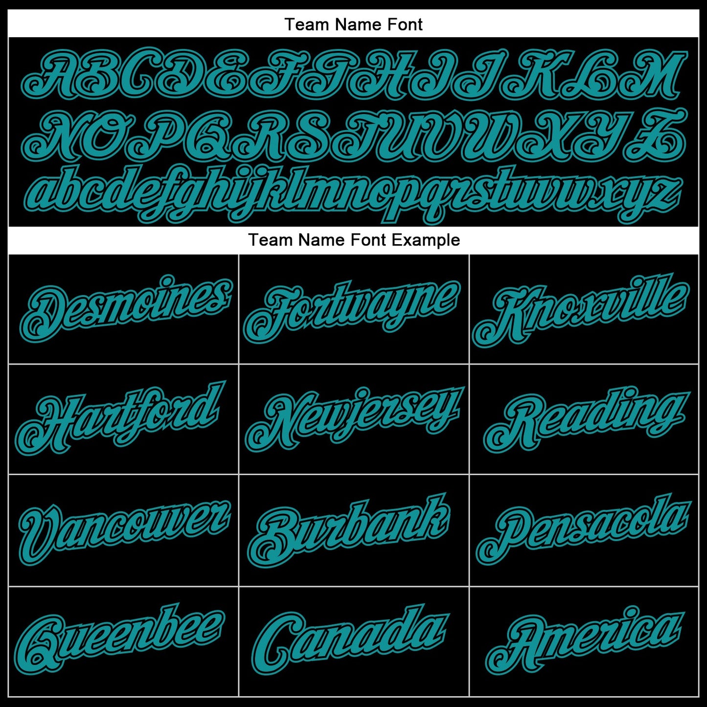 Custom Stitched Black Teal Sports Pullover Sweatshirt Hoodie view 4