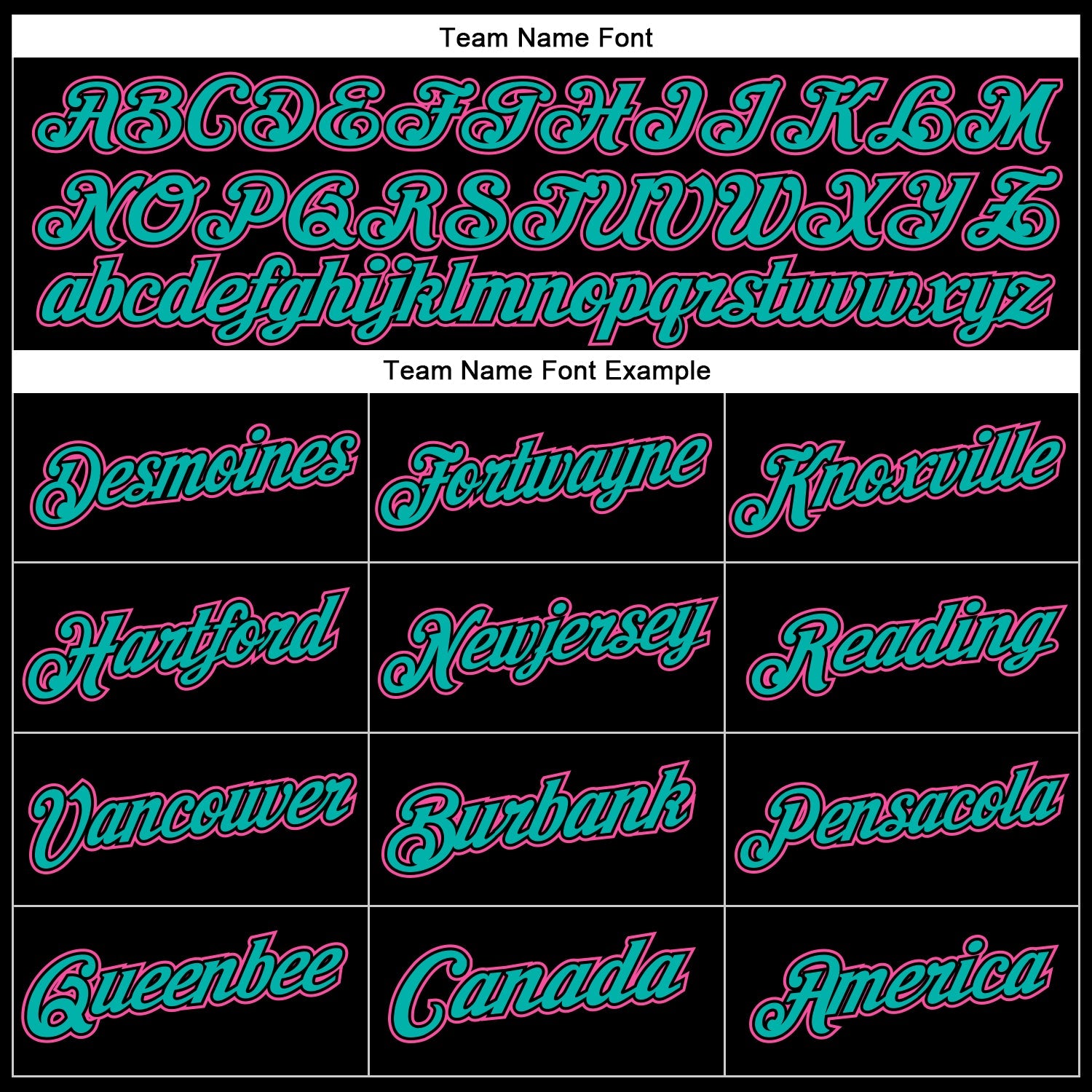 Custom Stitched Black Pink-Aqua Sports Pullover Sweatshirt Hoodie view 4