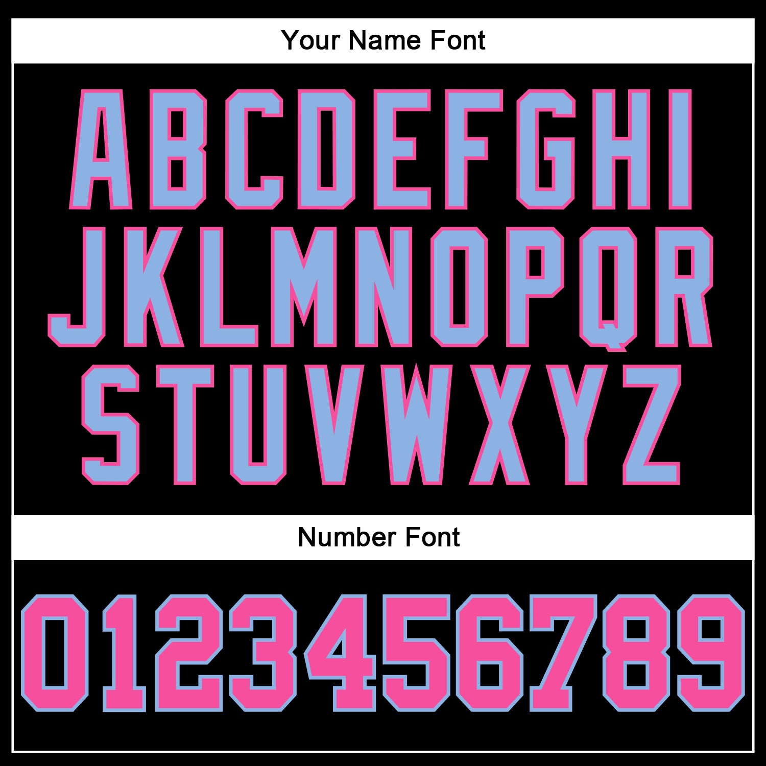 Custom Black Pink-Light Blue Authentic Football Jersey view 5