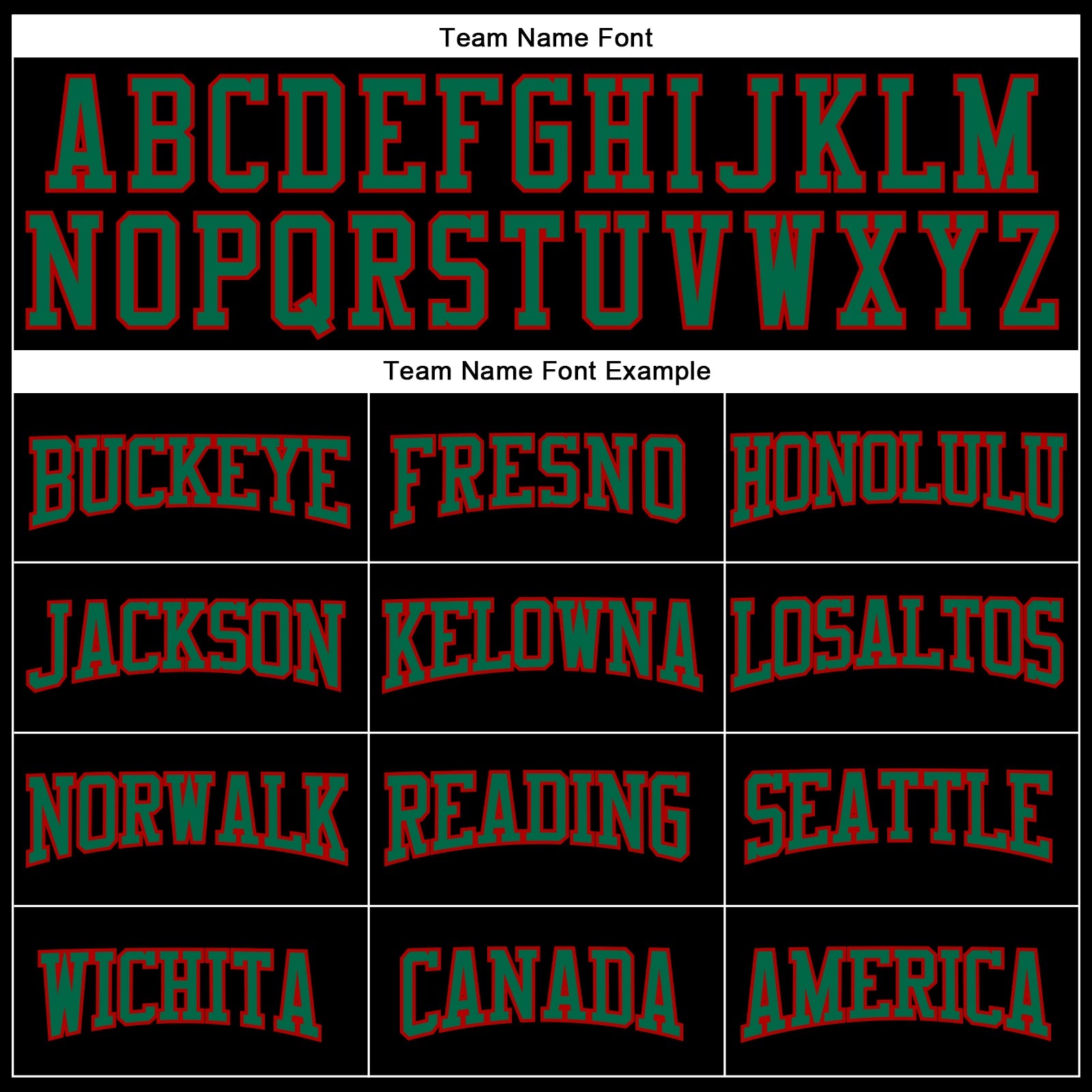 Custom Black Red-Kelly Green Authentic Football Jersey view 4