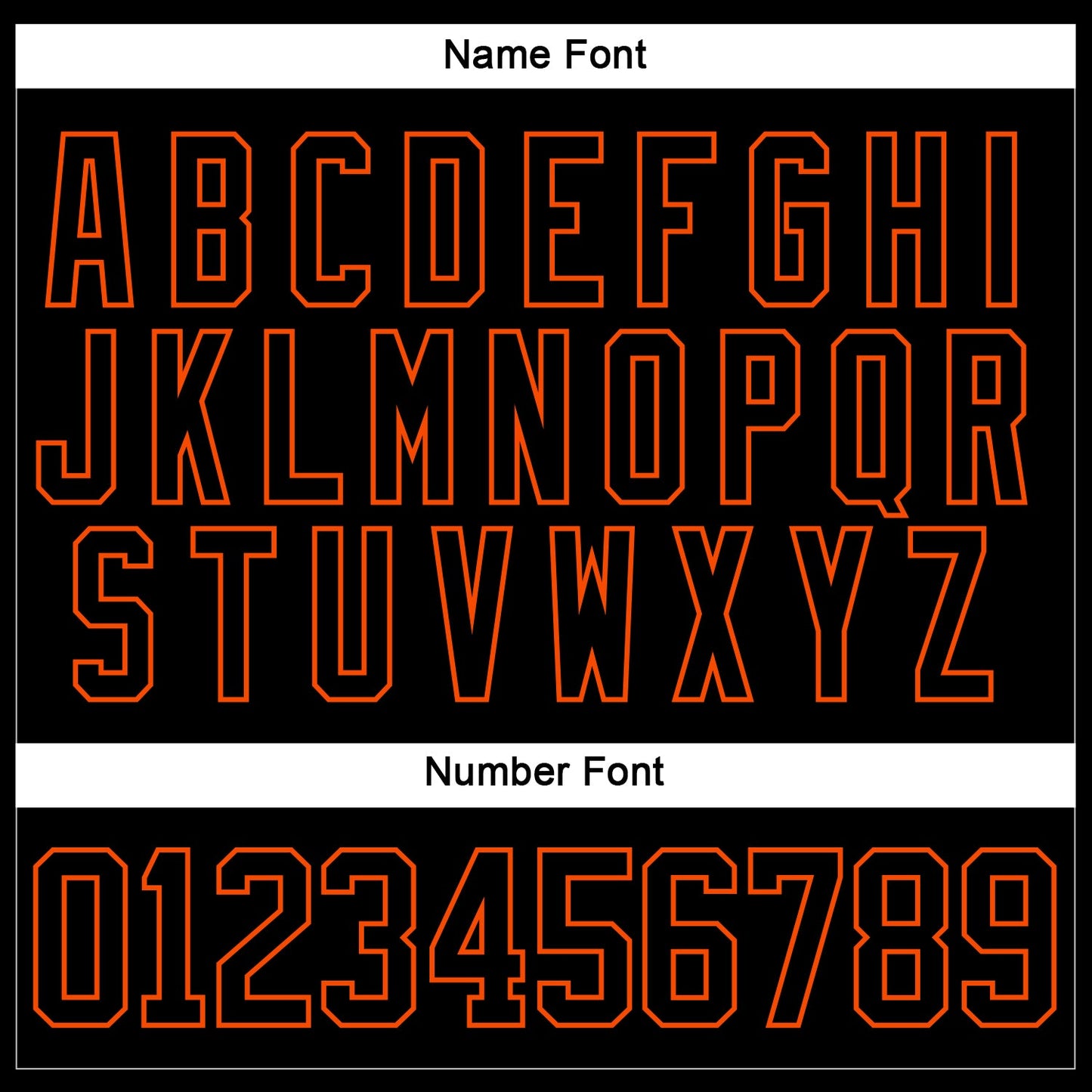 Custom Black Orange Hockey Lace Neck Jersey view 5