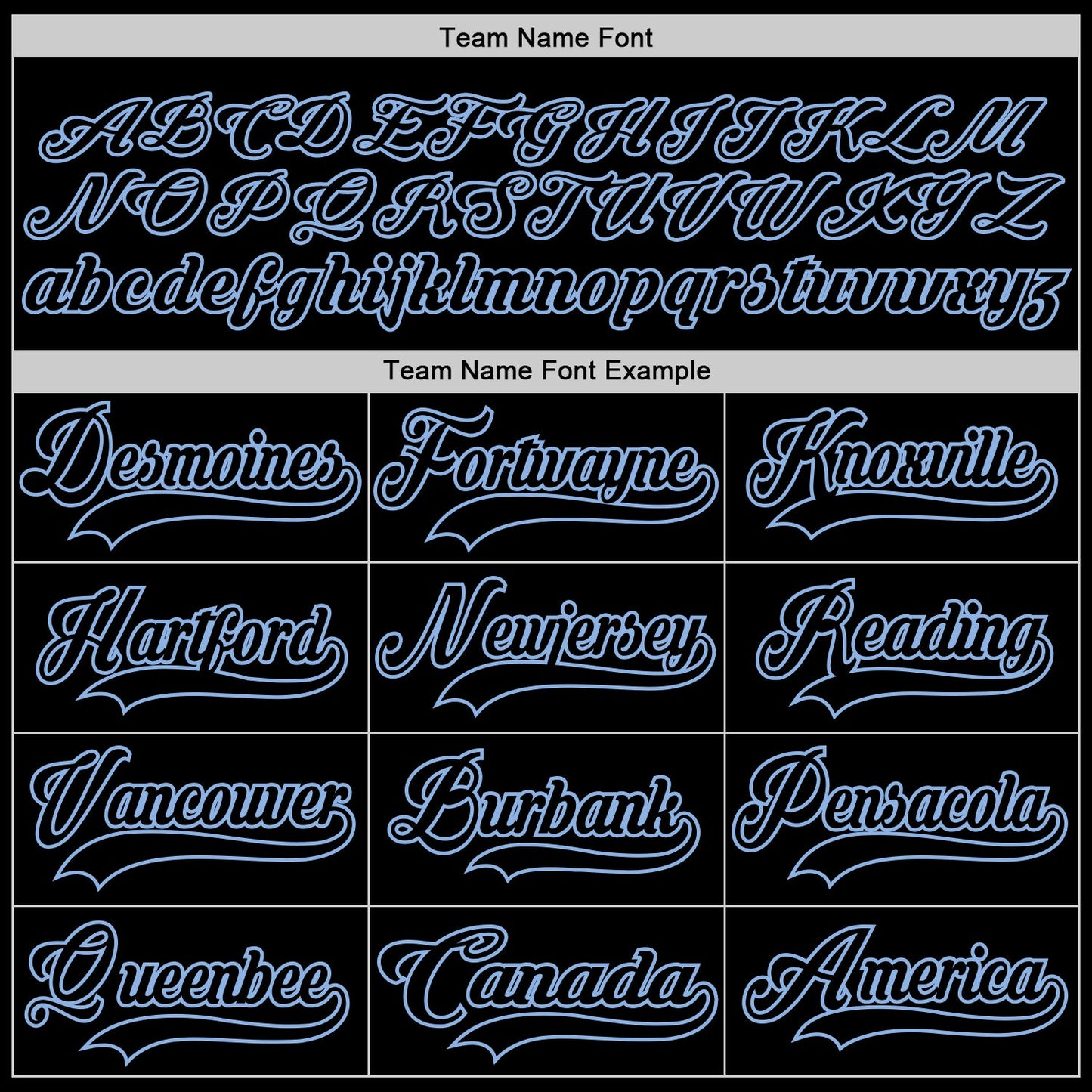 Custom Black Light Blue Hockey Lace Neck Jersey view 4