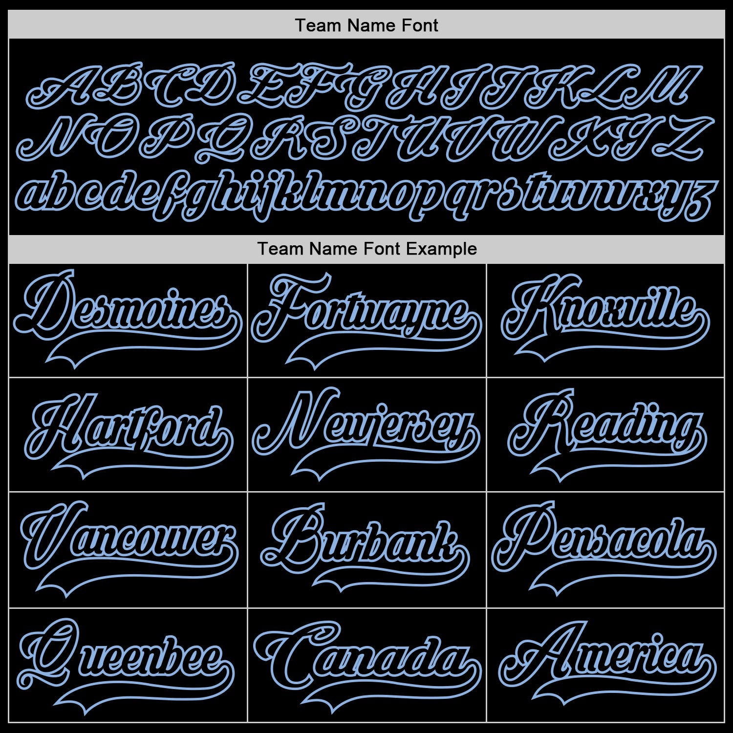 Custom Black Light Blue Hockey Lace Neck Jersey view 4