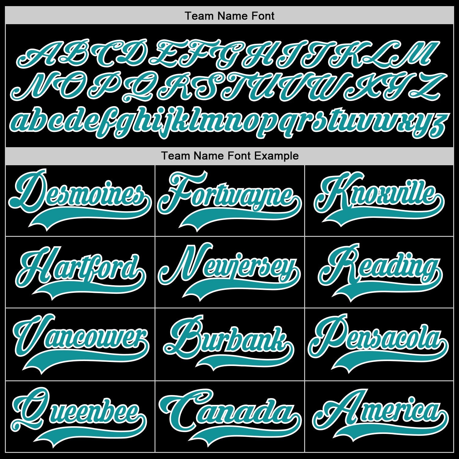 Custom Black Teal-White Hockey Lace Neck Jersey view 4