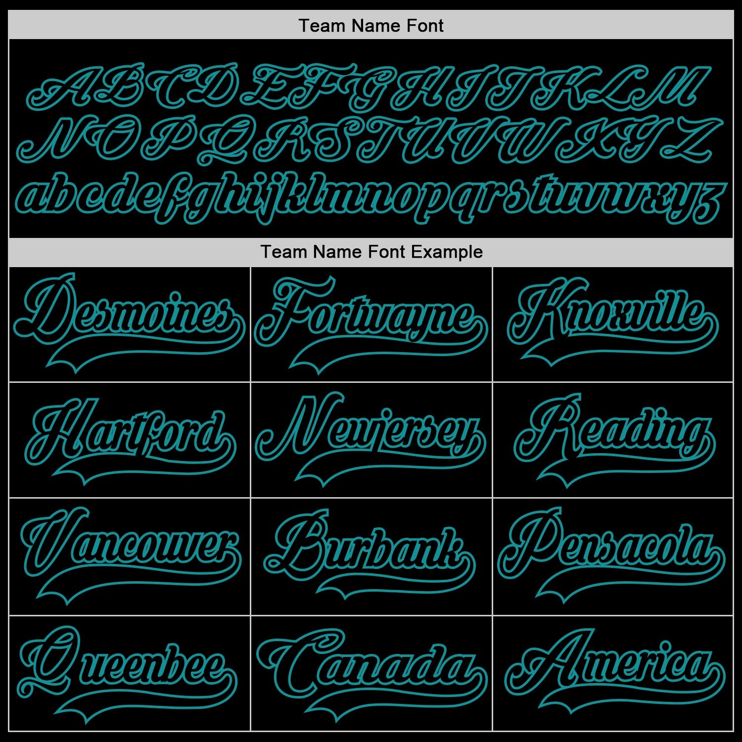 Custom Black Teal Hockey Lace Neck Jersey view 4