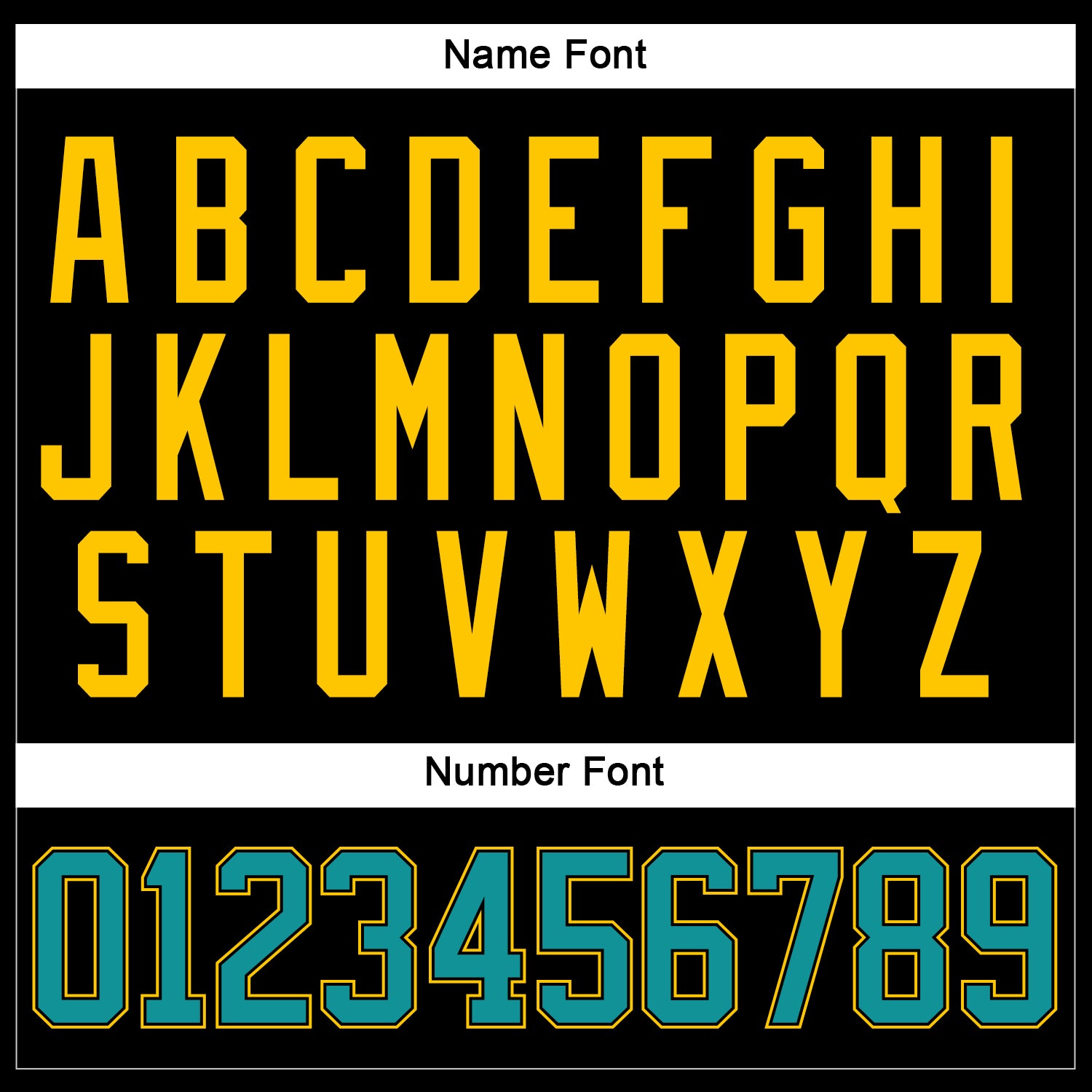 Custom Black Teal-Yellow Hockey Lace Neck Jersey view 5