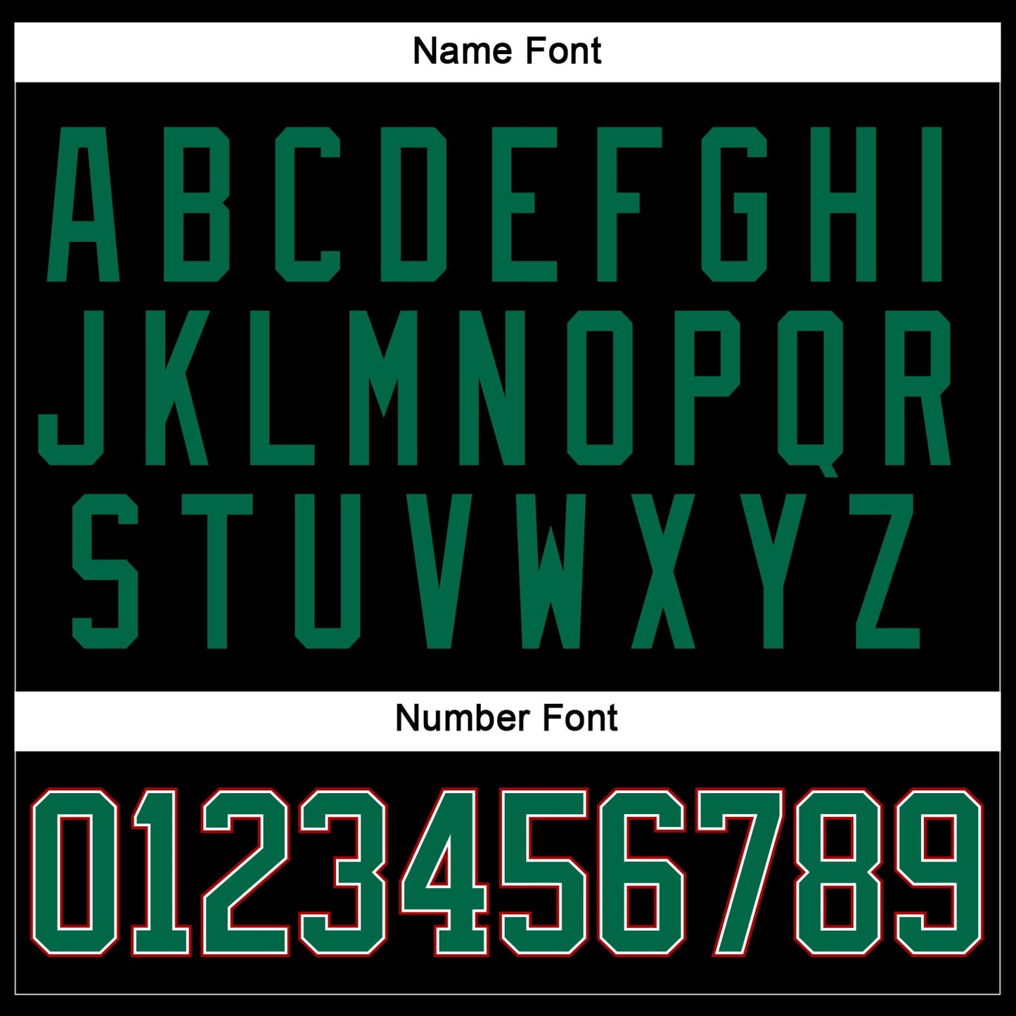Custom Black Kelly Green-Red Hockey Lace Neck Jersey view 5