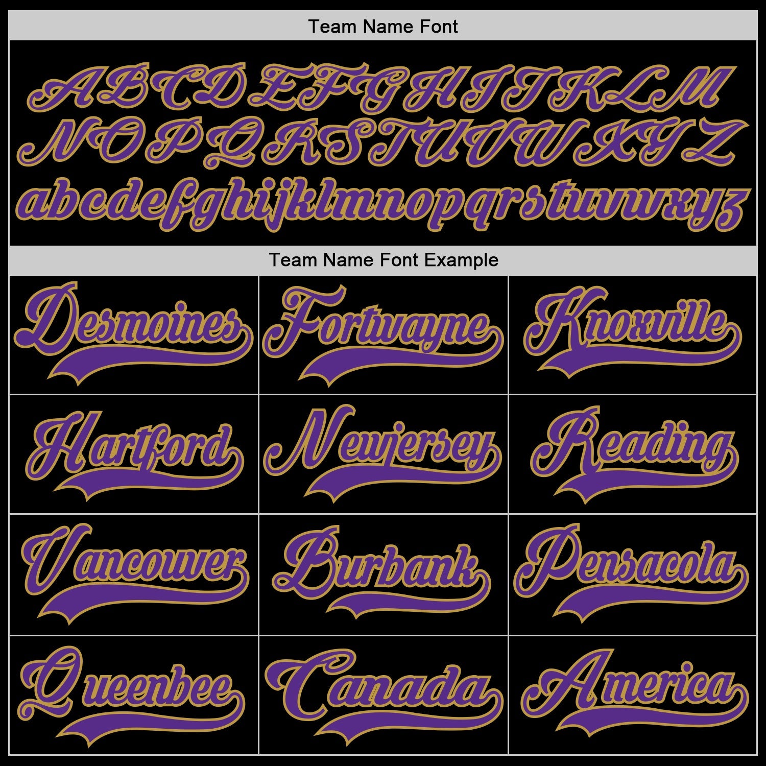 Custom Black Purple-Old Gold Hockey Lace Neck Jersey view 4