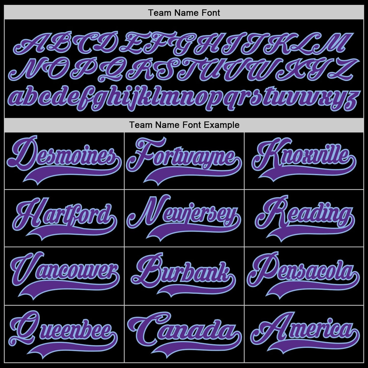 Custom Black Purple-Light Blue Hockey Lace Neck Jersey view 4