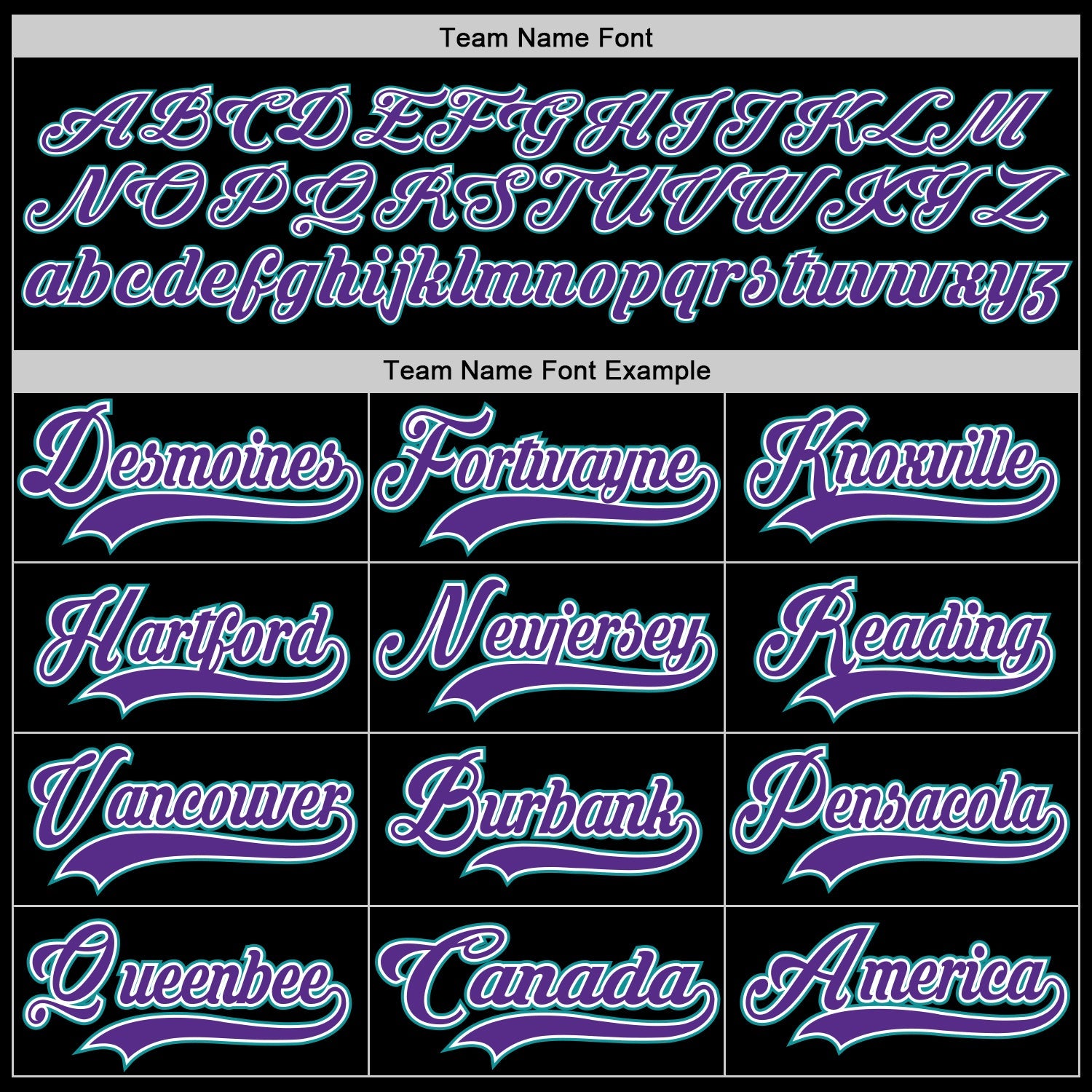 Custom Black Purple-Teal Hockey Lace Neck Jersey view 4