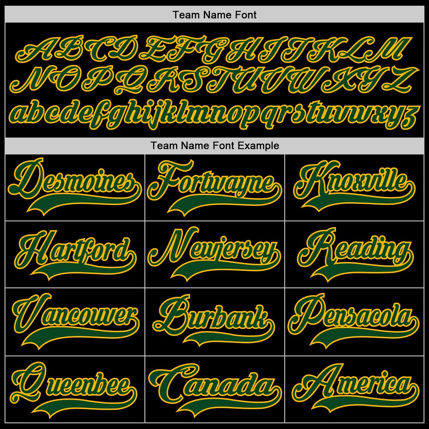 Custom Black Green-Gold Hockey Lace Neck Jersey view 4