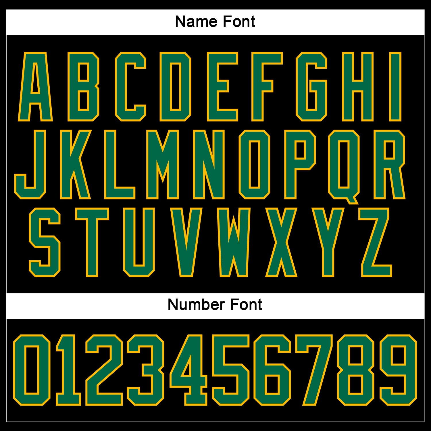 Custom Black Kelly Green-Gold Hockey Lace Neck Jersey view 5